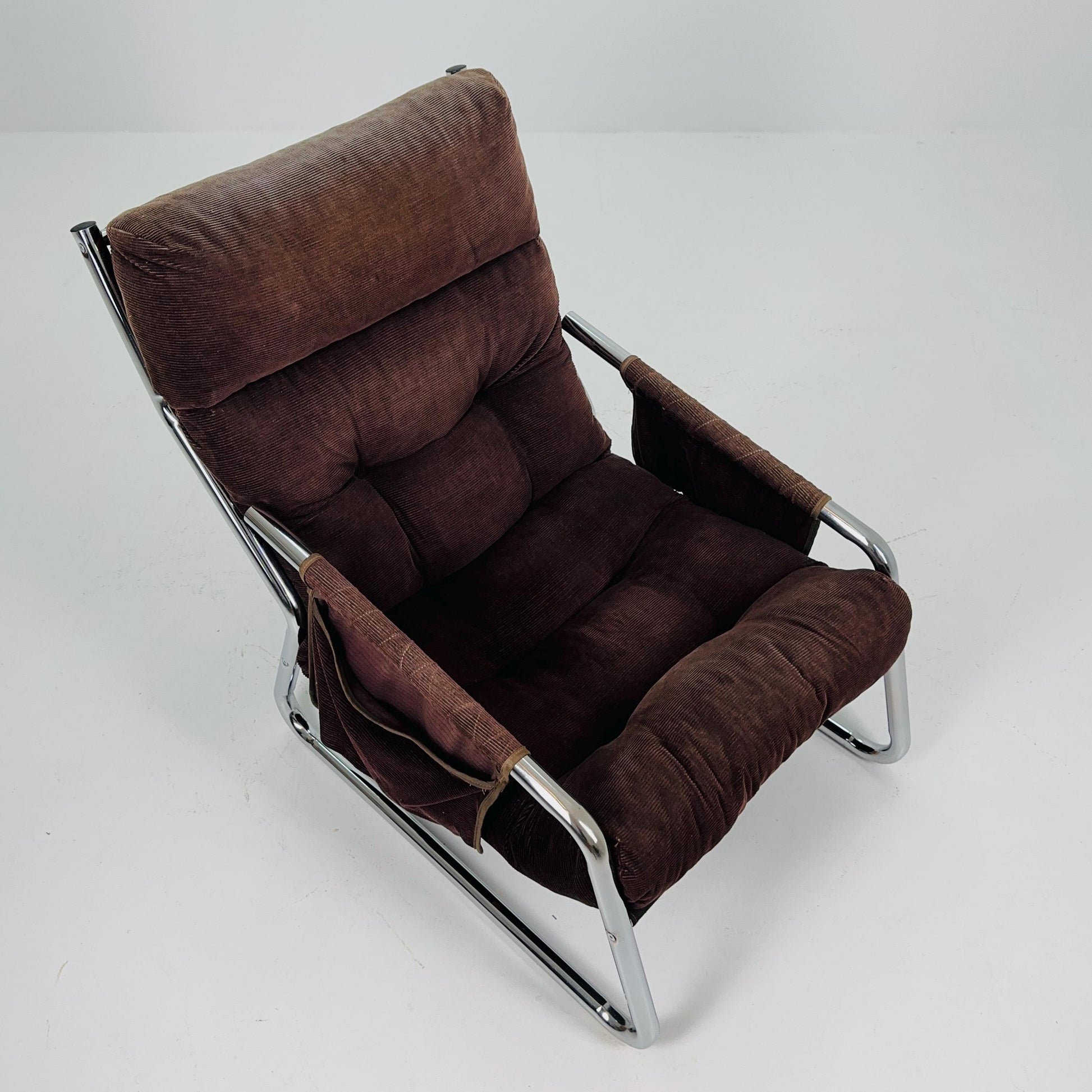 Mid century lounge chair By Gillis Lundgren Ikea Hoss Sweden 1970s