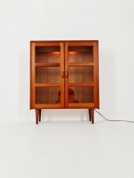 Vintage Mid century Danish Highboard Showcase by Dyrlund Møbler, Denmark, 1960s