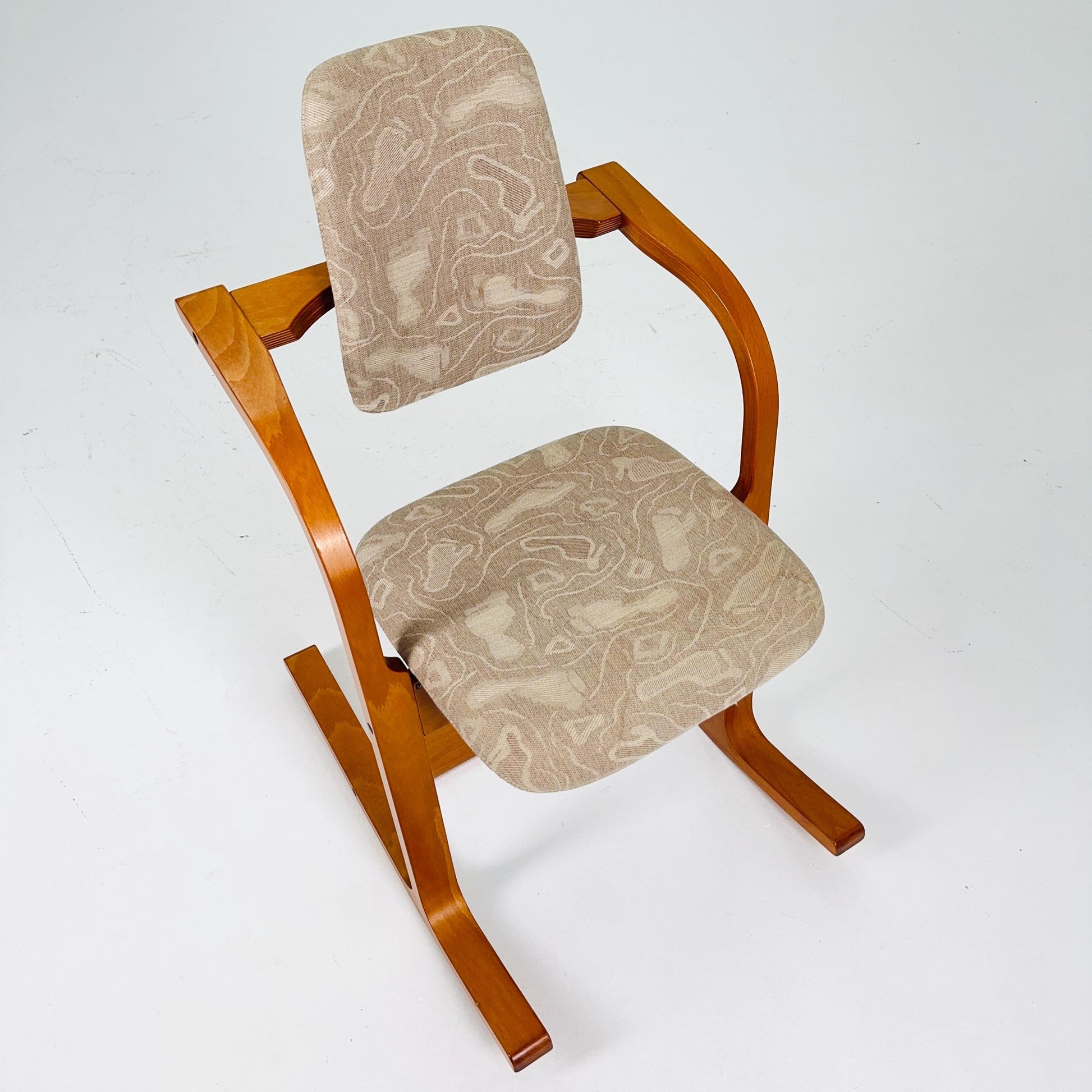 Mid century rocking chair by Peter Opsvik for Stokke 1980s Norway