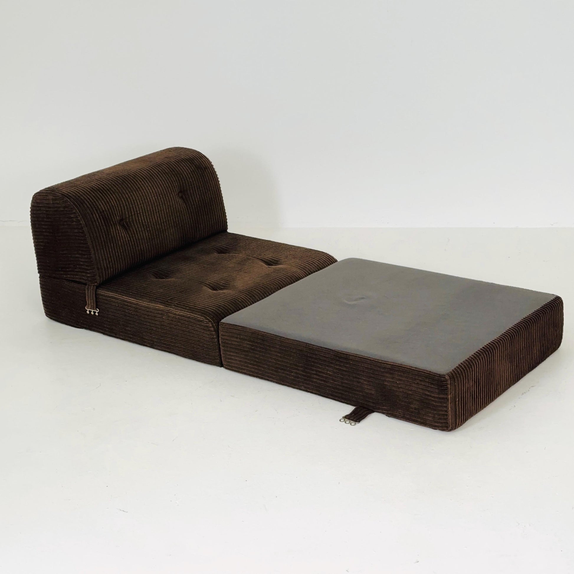 Mid Century Space Age Double Lounge Chair-Bed by IKEA, Sweden | 1980s