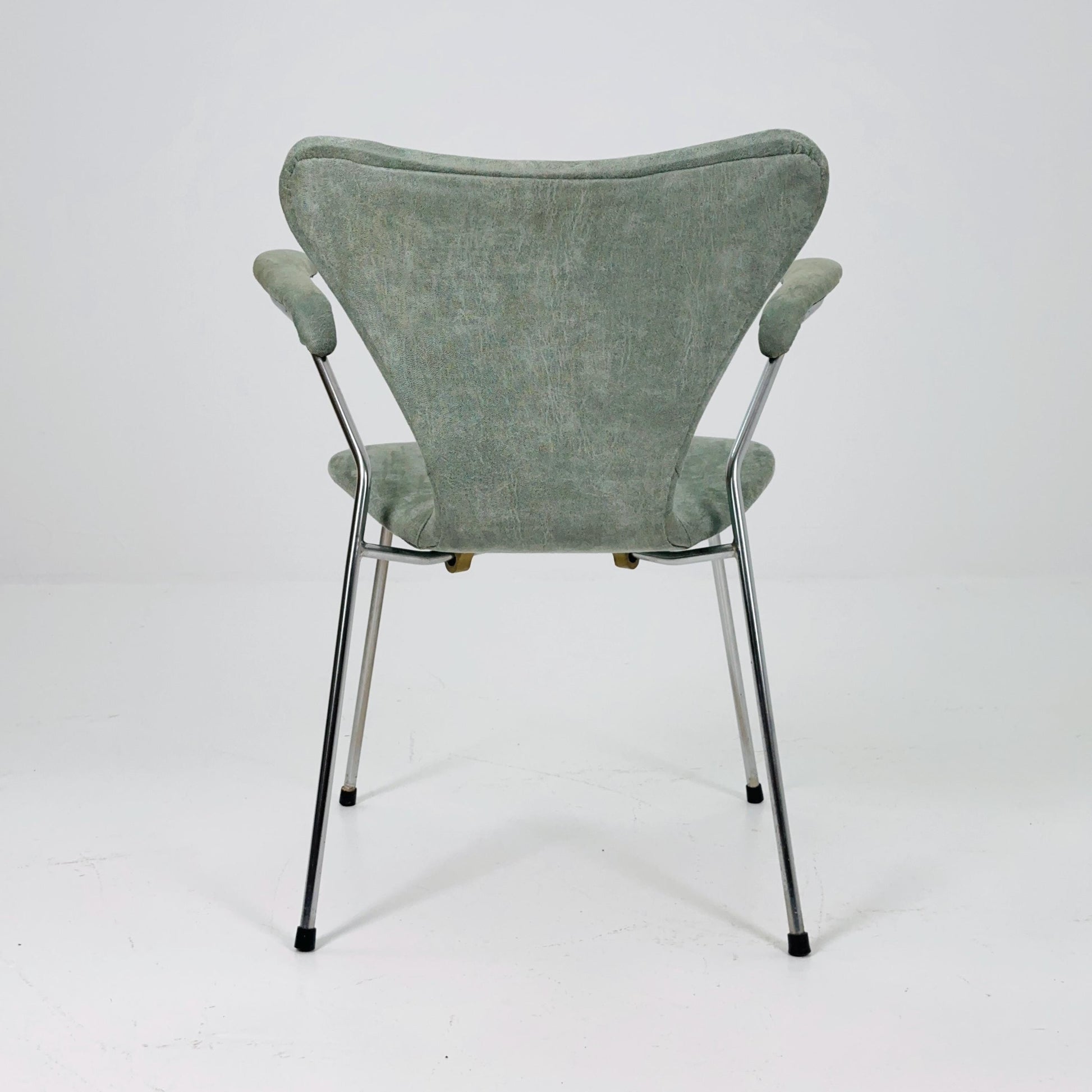Rare Arne Jacobsen 3207 Armchair “The Seven Chair” for Fritz Hansen, Denmark, 1960s