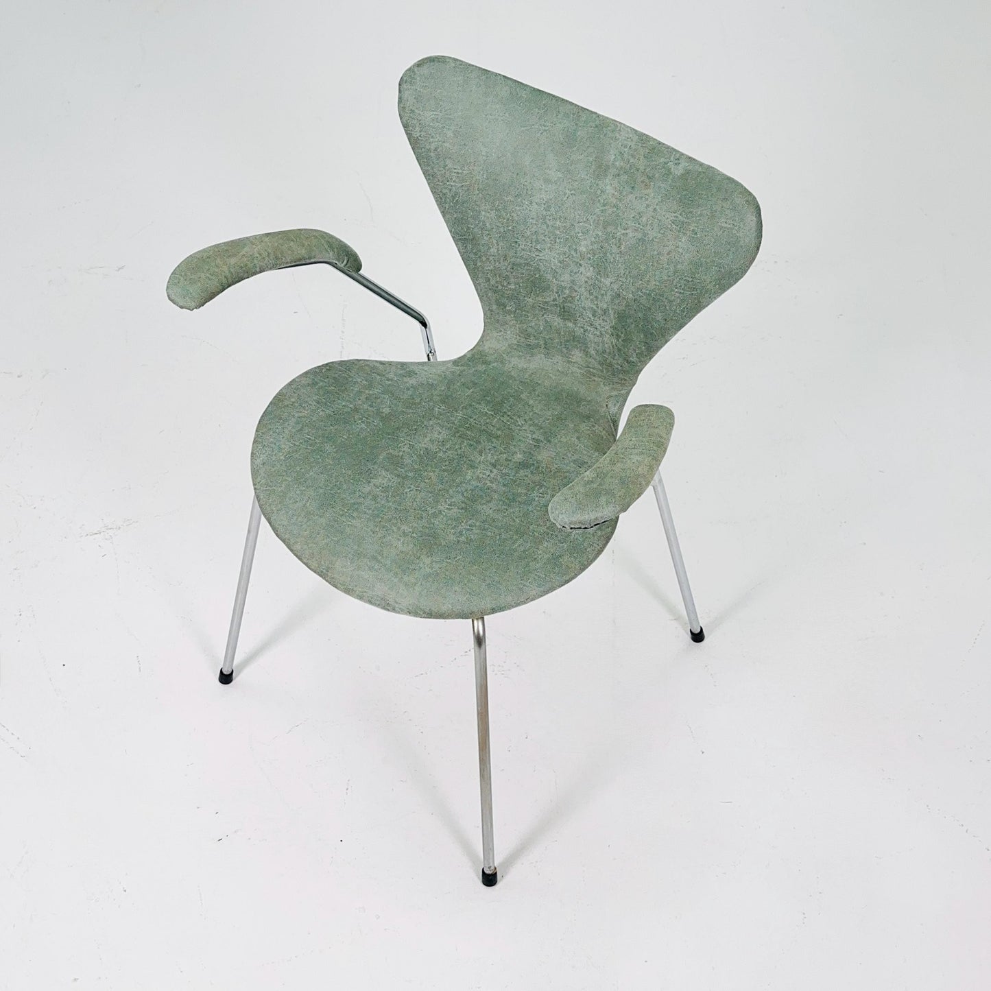 Rare Arne Jacobsen 3207 Armchair “The Seven Chair” for Fritz Hansen, Denmark, 1960s