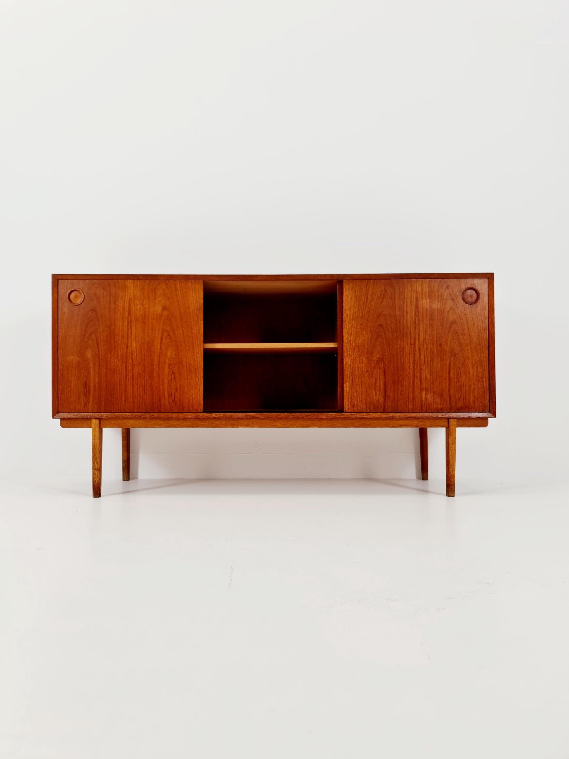 Mid Century Modern Swedish walnut sideboard by B. Fridhagen for Bodafors, 1964