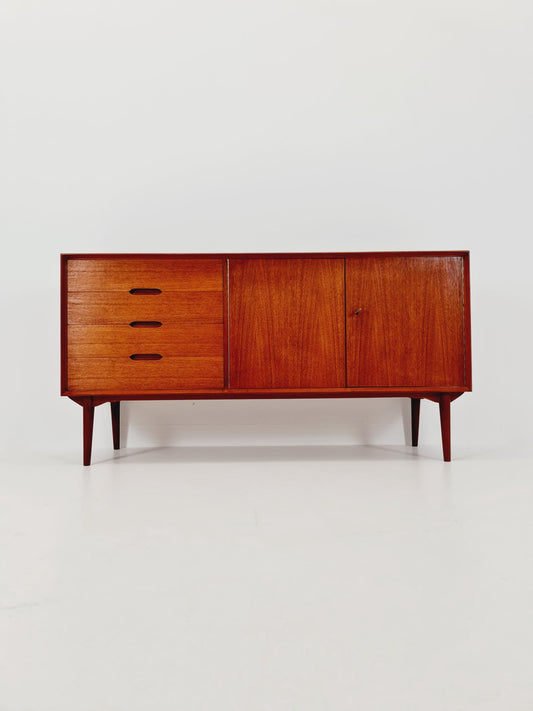 Mid century Modern German teak sideboard by Wilhelm Renz möbel, 1960s