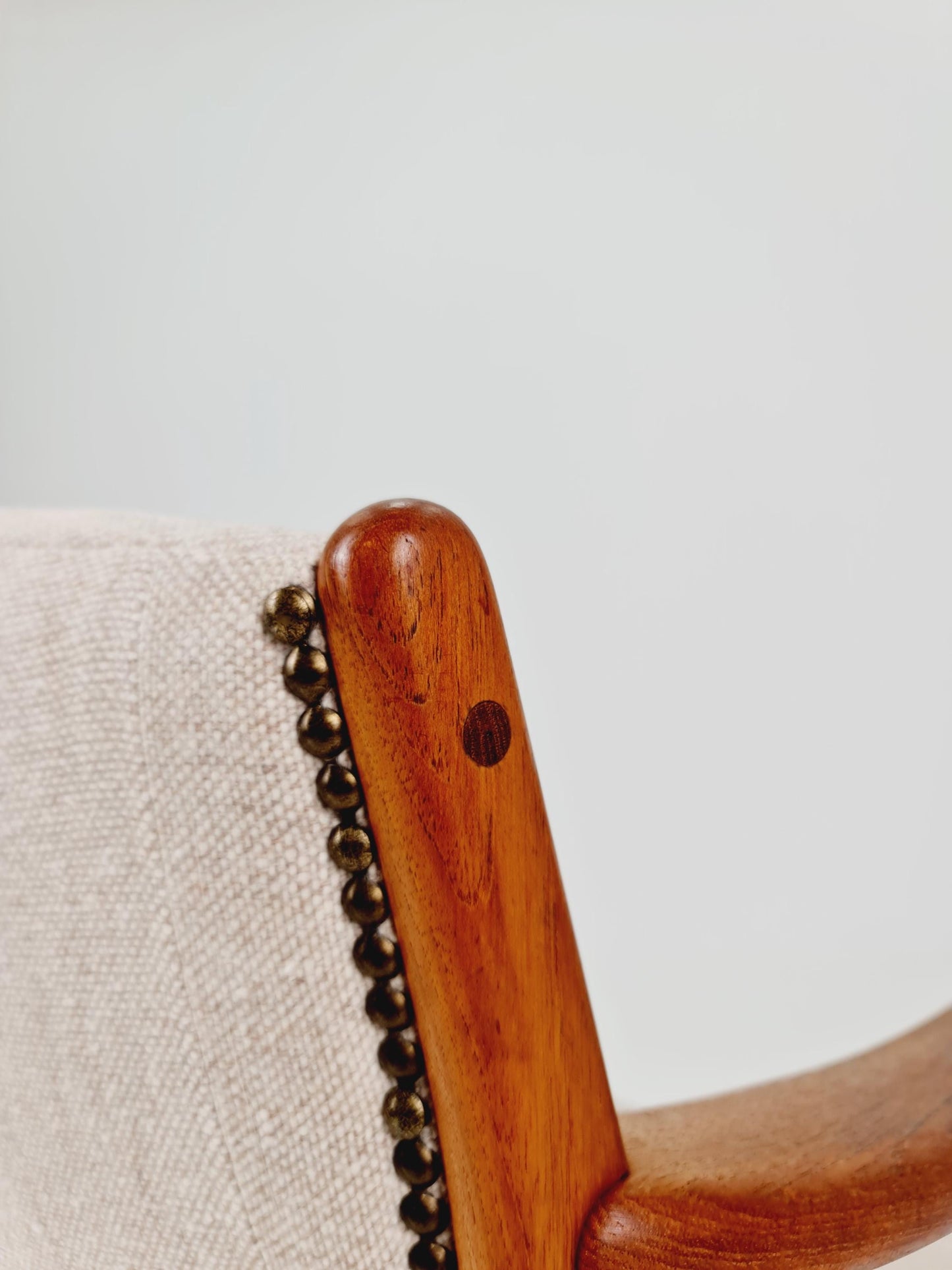 Rare Teak Armchair By Ekström For Johansson & Söner Sweden , 1960s