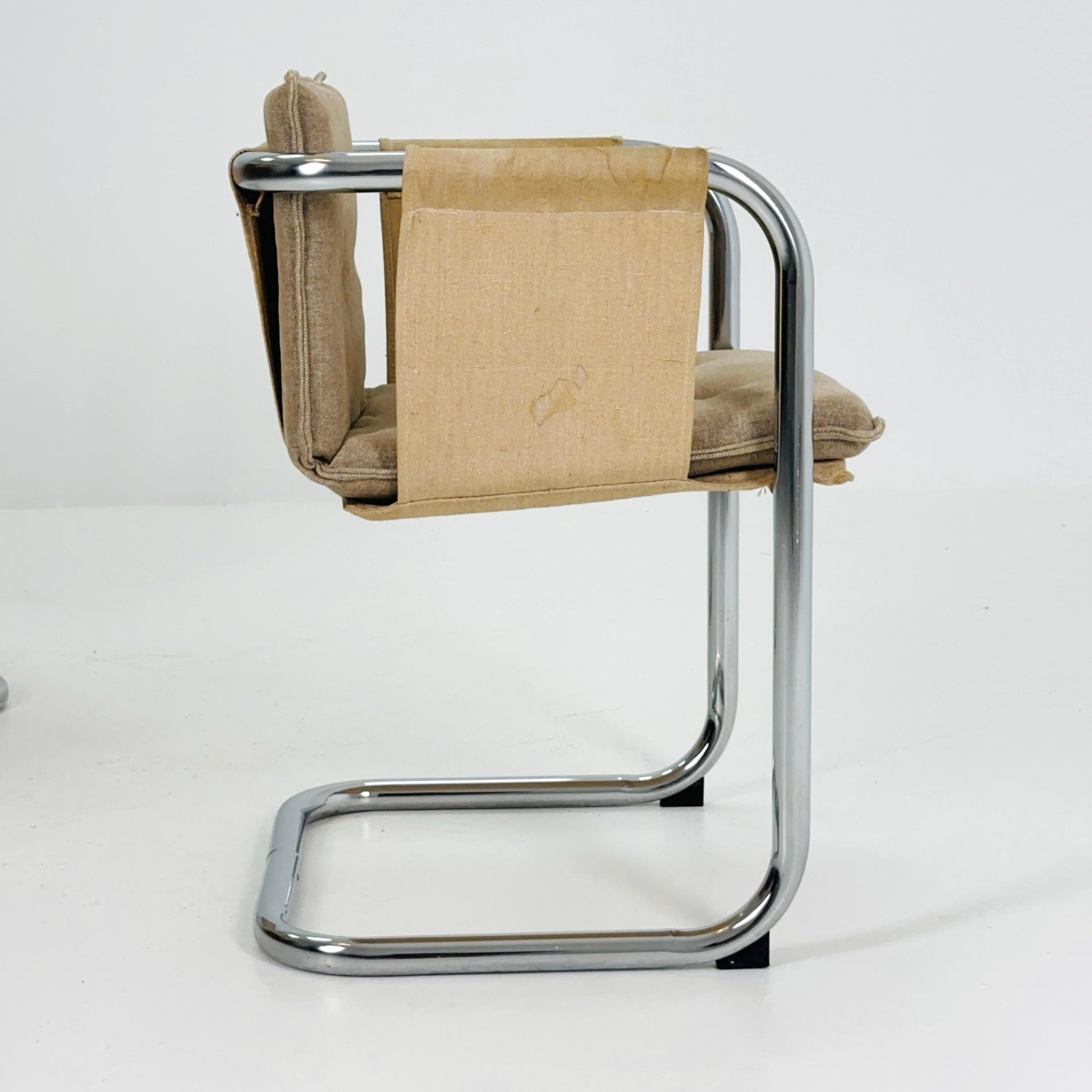 Set of 2 Mid Century Modern Kadett armchairs, designed by Tomas Jelinek for IKEA in the late 1970s