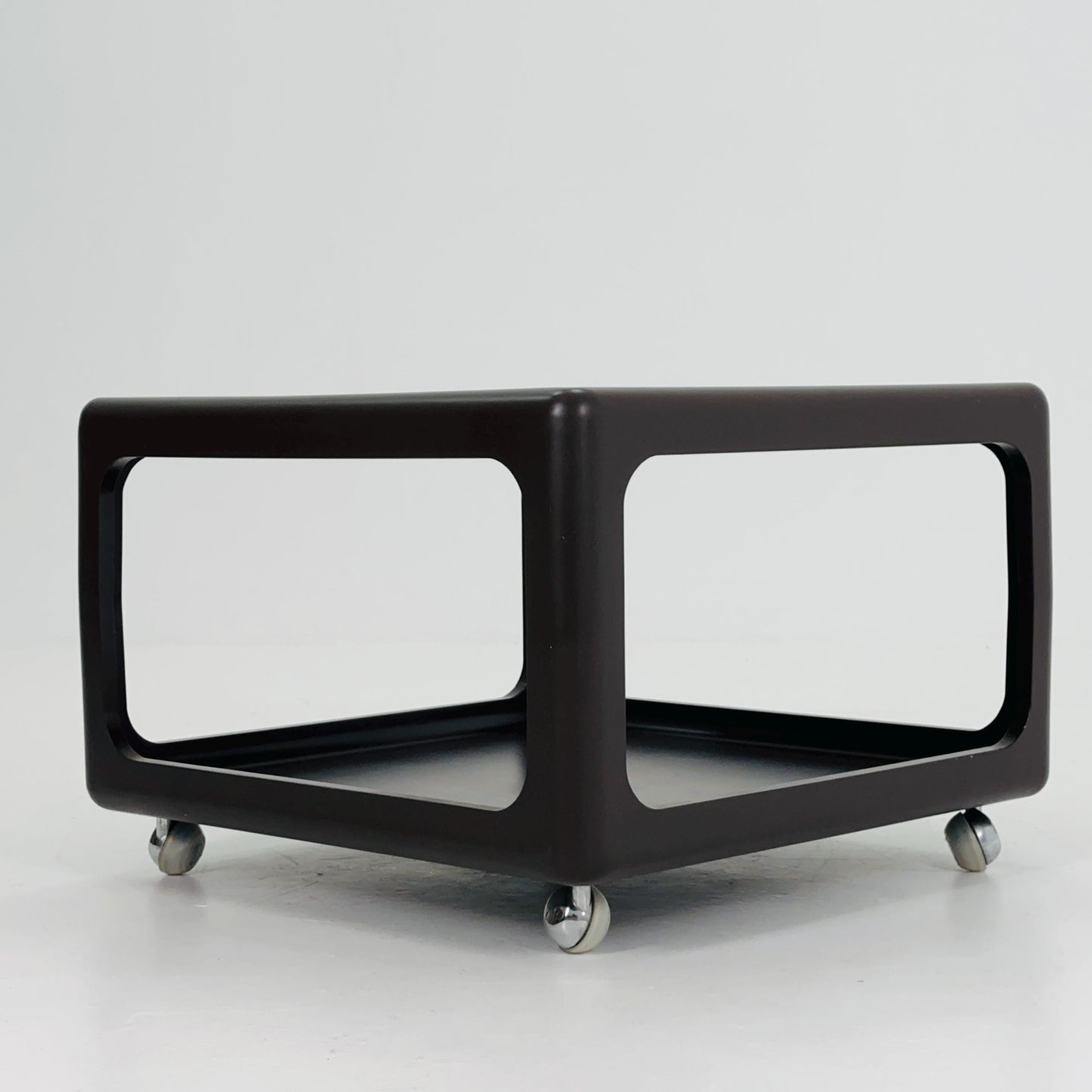 Mid century Space Age brown Coffee Table by Peter Ghyczy for Horn Germany , 1970s