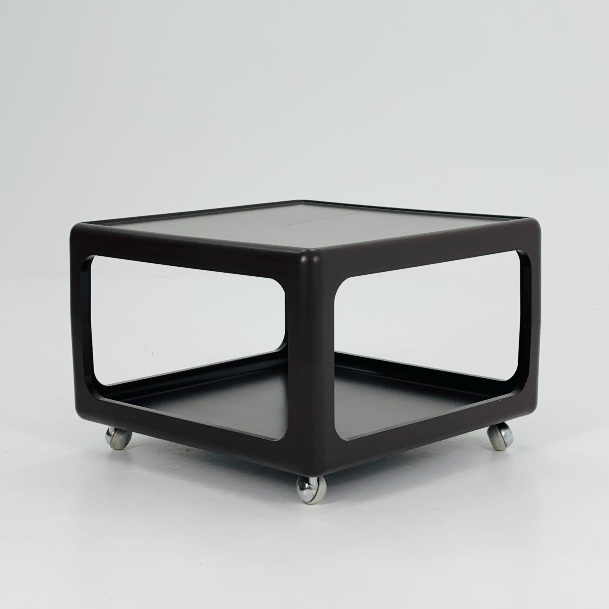 Mid century Space Age brown Coffee Table by Peter Ghyczy for Horn Germany , 1970s