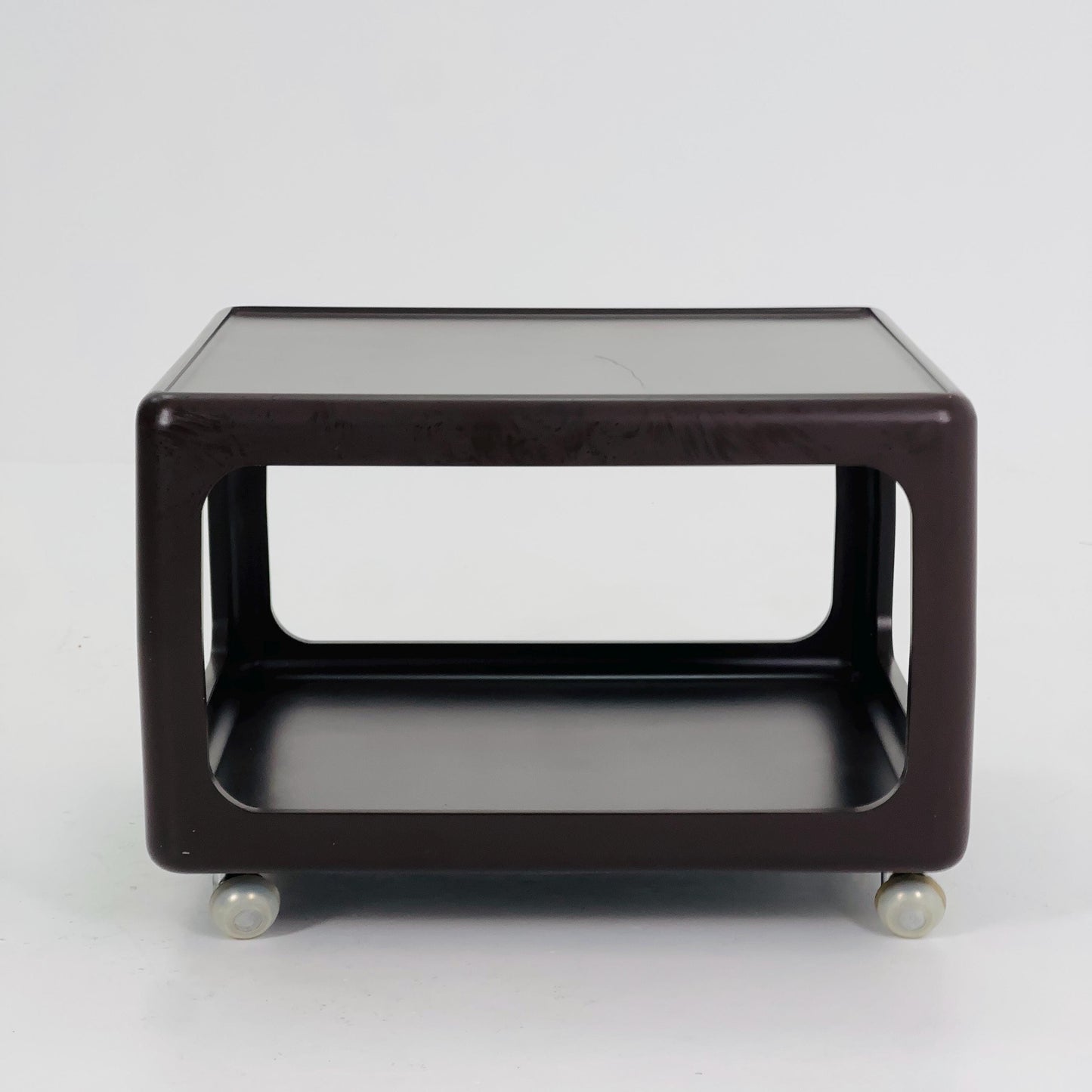Mid century Space Age brown Coffee Table by Peter Ghyczy for Horn Germany , 1970s