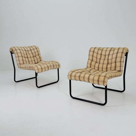 set of 2 Model Large Pixi Version lounge chairs by Gillis Lundgren for Ikea, 1970s