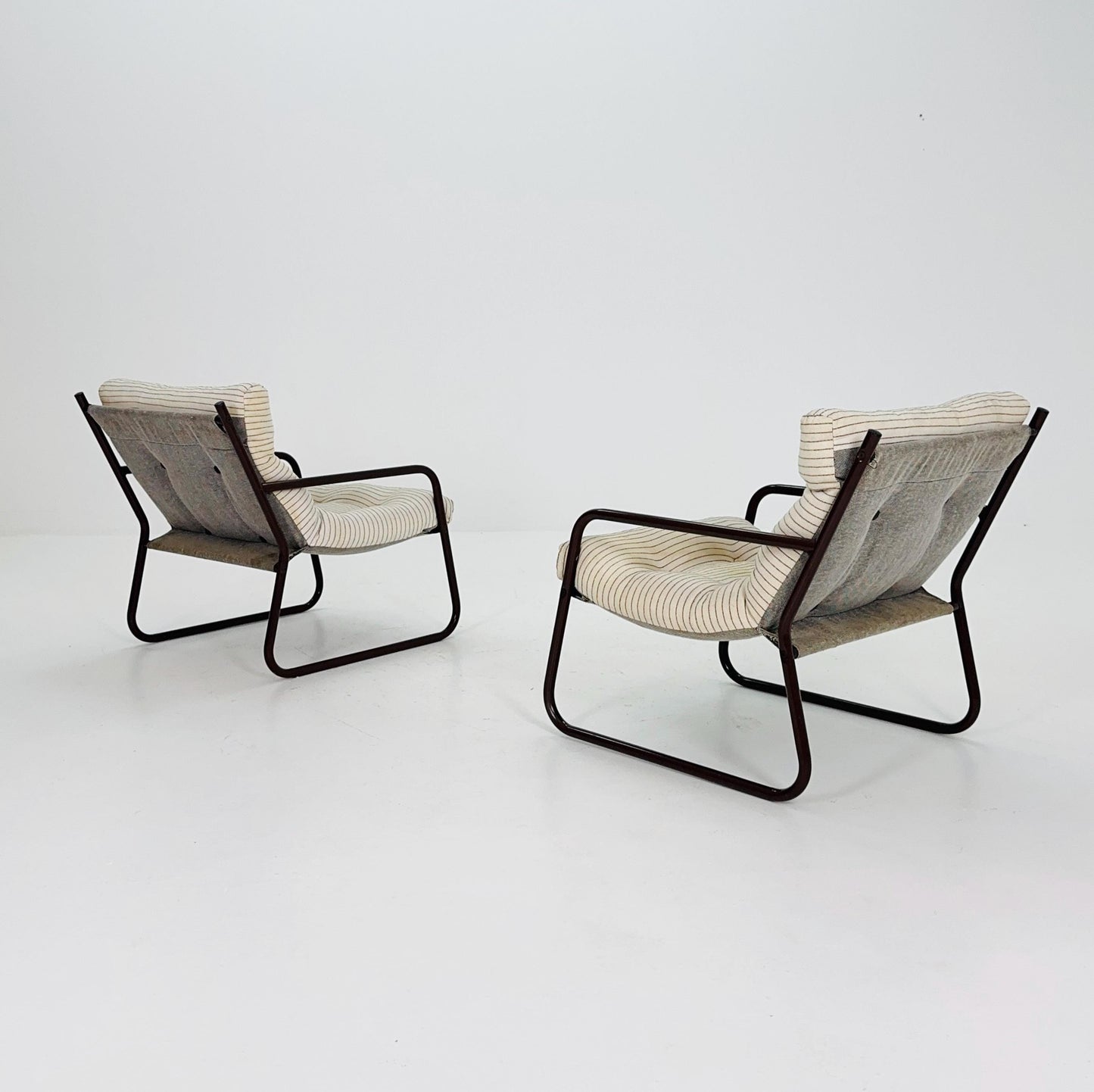 set of 2 Model Pixi Version lounge armchairs by Gillis Lundgren for Ikea, 1970s