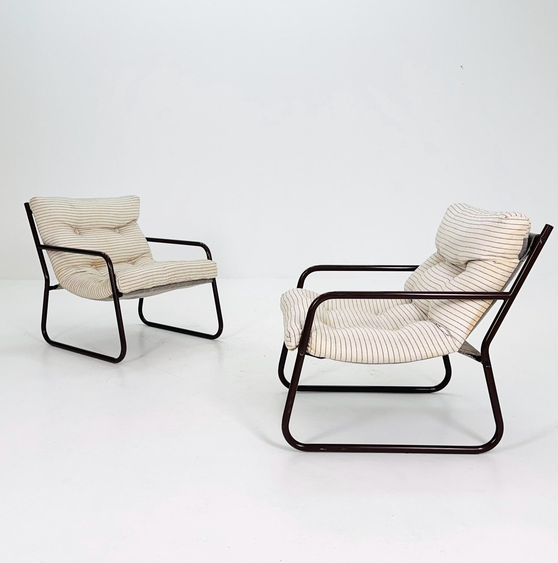 set of 2 Model Pixi Version lounge armchairs by Gillis Lundgren for Ikea, 1970s