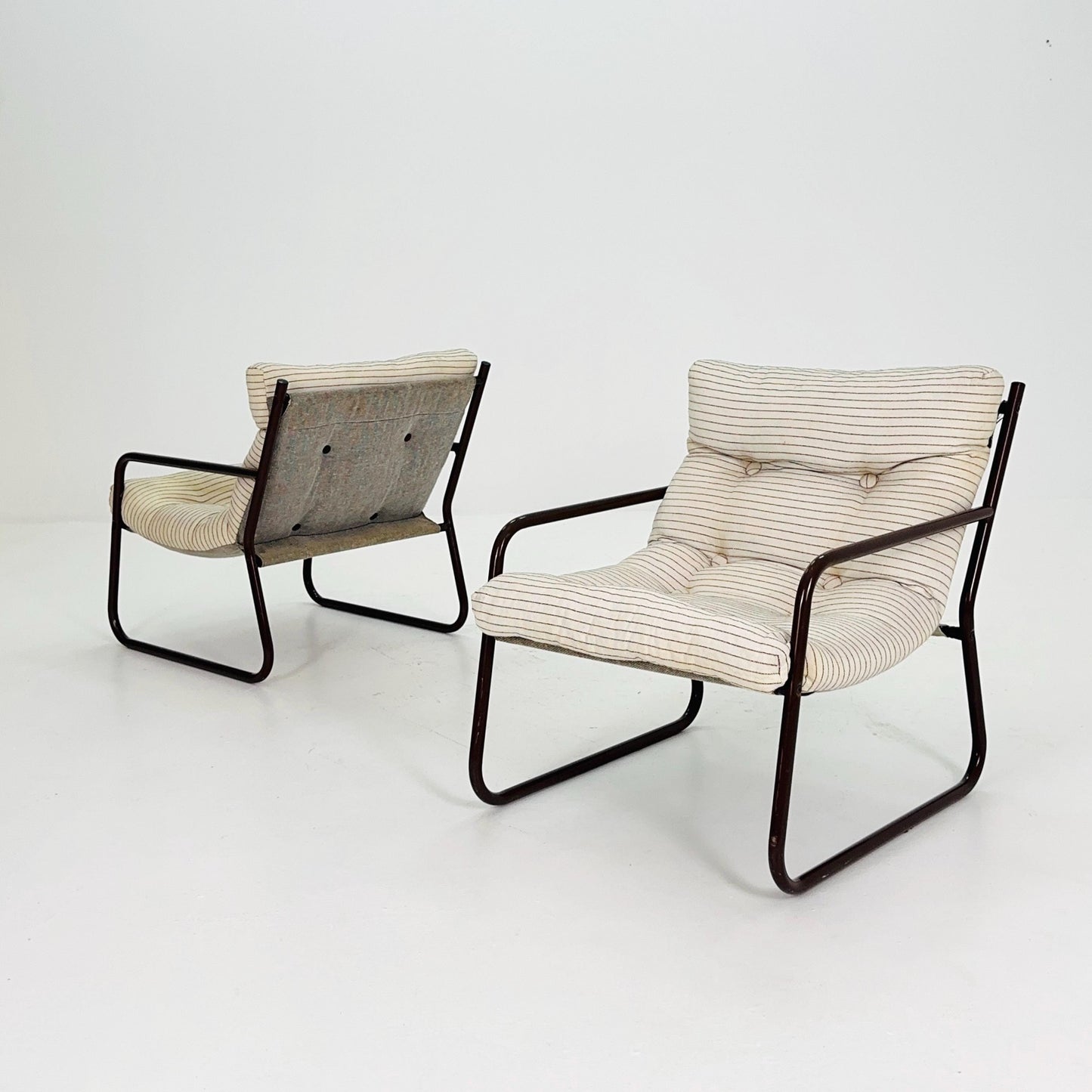 set of 2 Model Pixi Version lounge armchairs by Gillis Lundgren for Ikea, 1970s