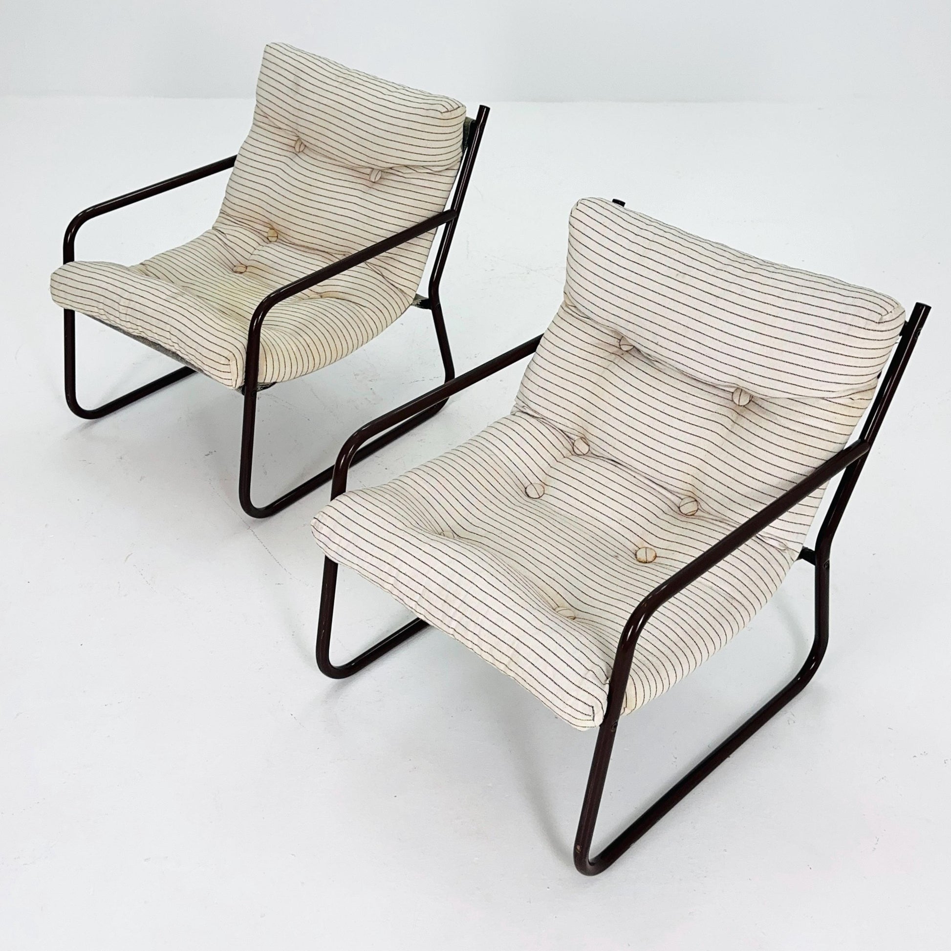set of 2 Model Pixi Version lounge armchairs by Gillis Lundgren for Ikea, 1970s