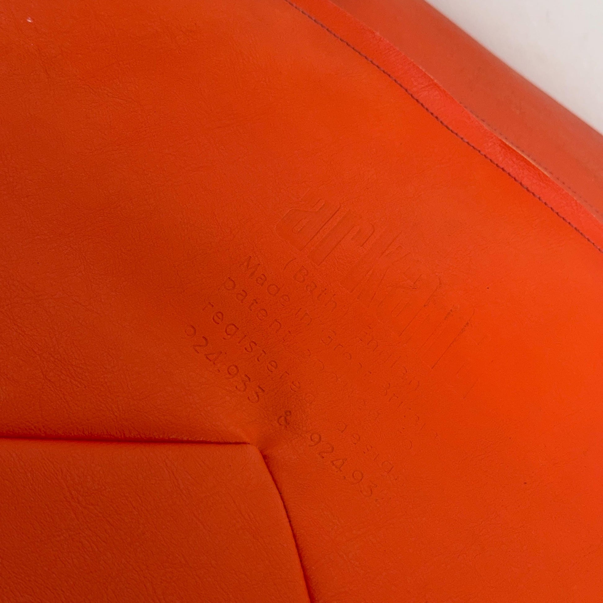 Mid century Red leather Safari armchairs from Arkana by Maurice Burke, United Kingdom 1970s Scotland