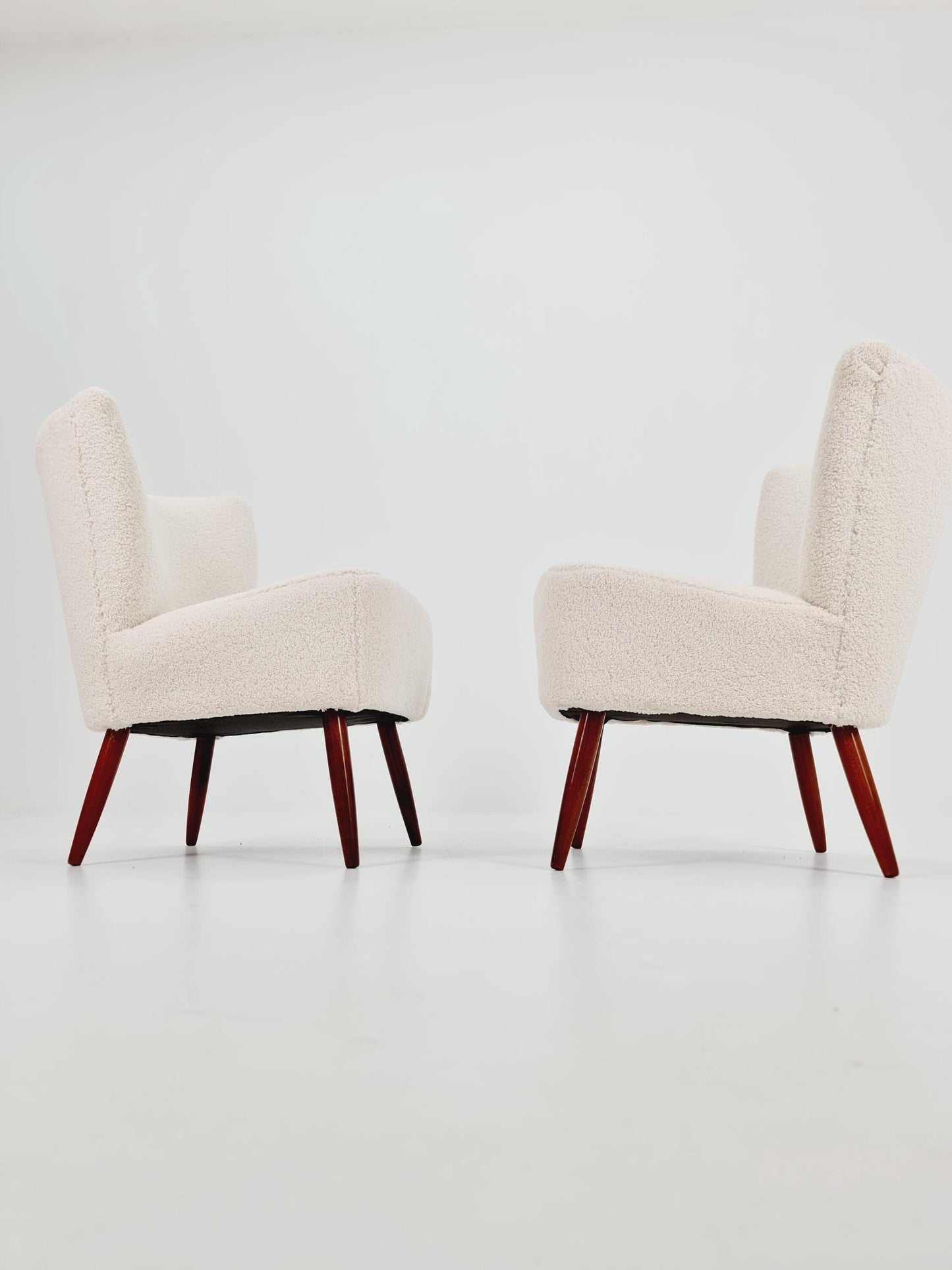 Midcentury German Cocktail Chair Rockabilly Set of 2 ,1950s