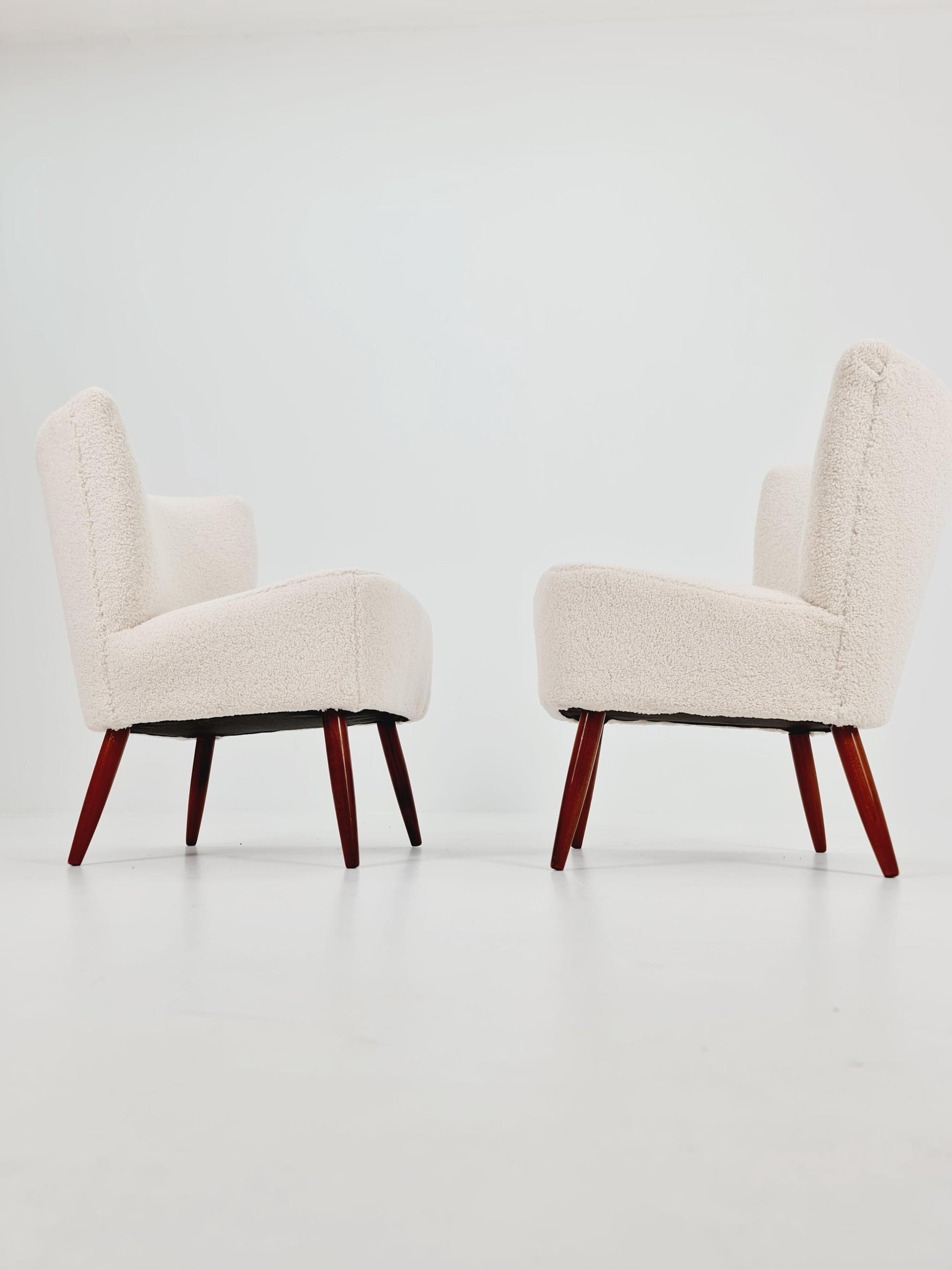 Midcentury German Cocktail Chair Rockabilly Set of 2 ,1950s
