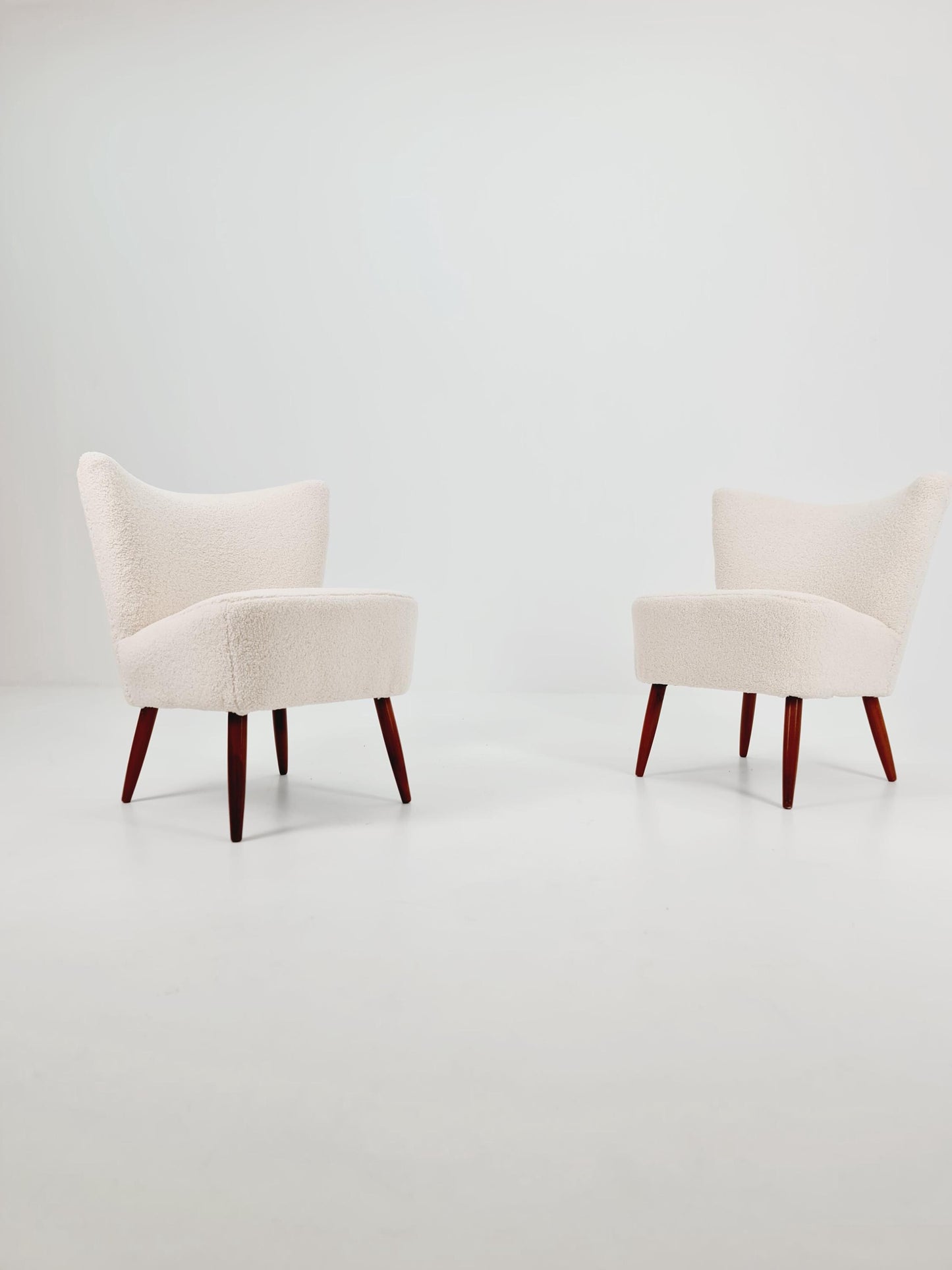 Midcentury German Cocktail Chair Rockabilly Set of 2 ,1950s