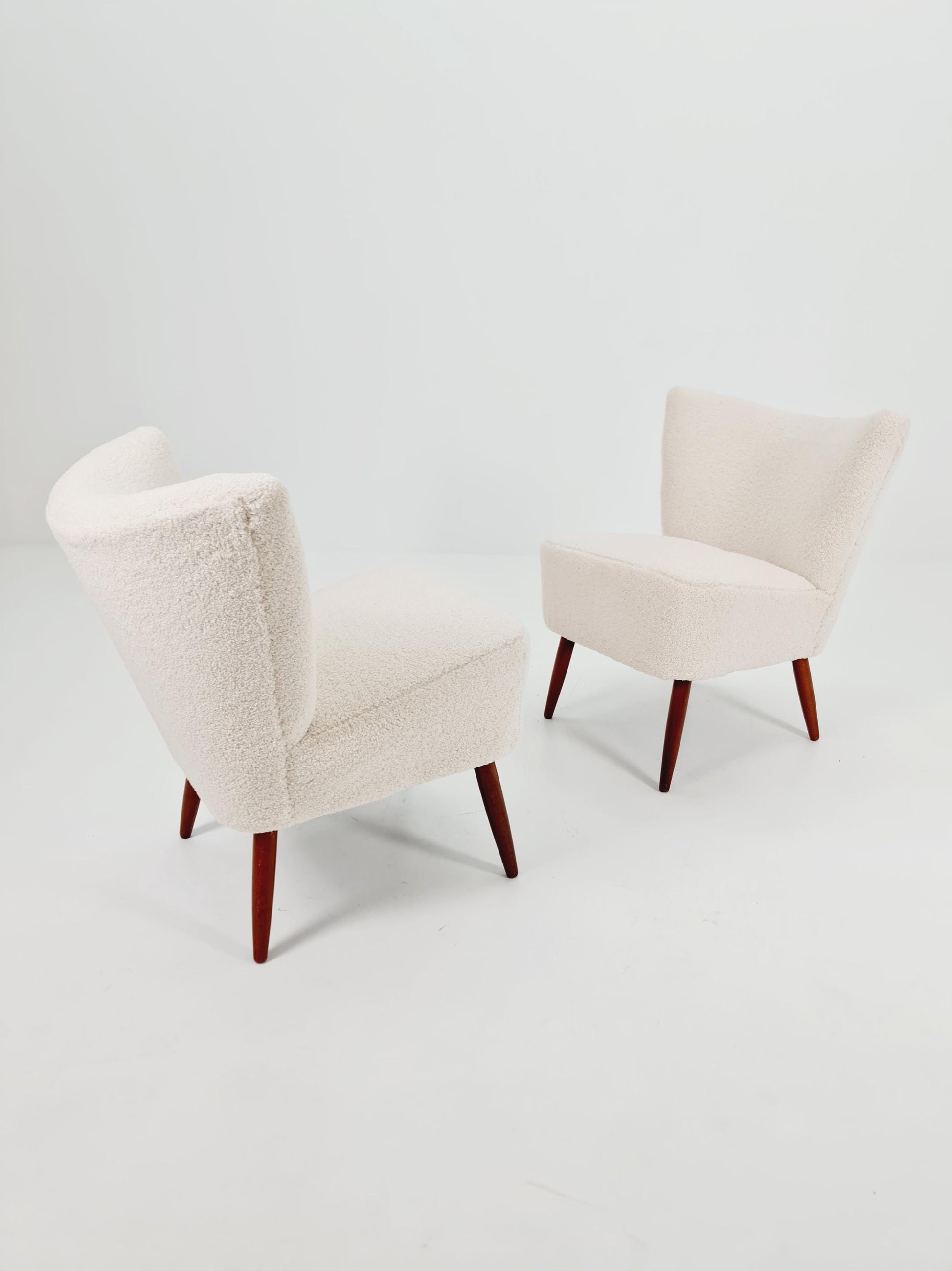 Midcentury German Cocktail Chair Rockabilly Set of 2 ,1950s