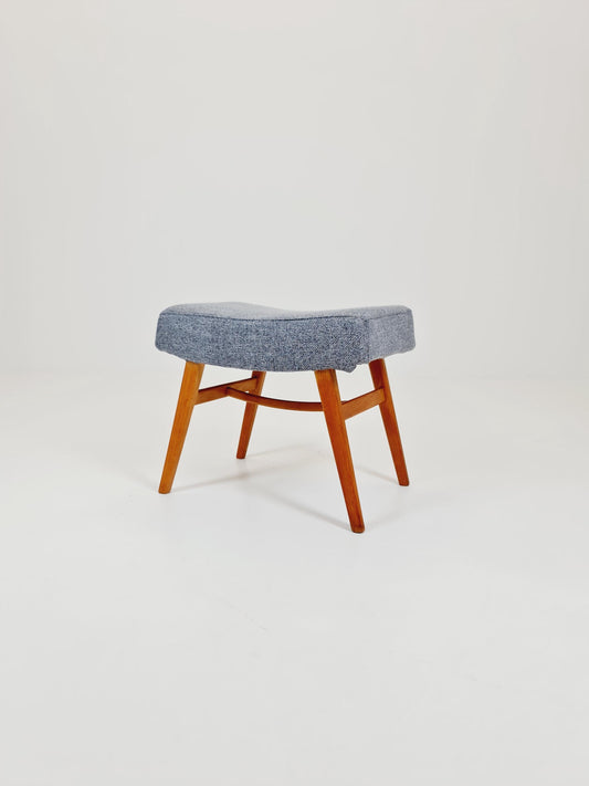 Mid century modern German ottoman/footstool make up stool from the 50s