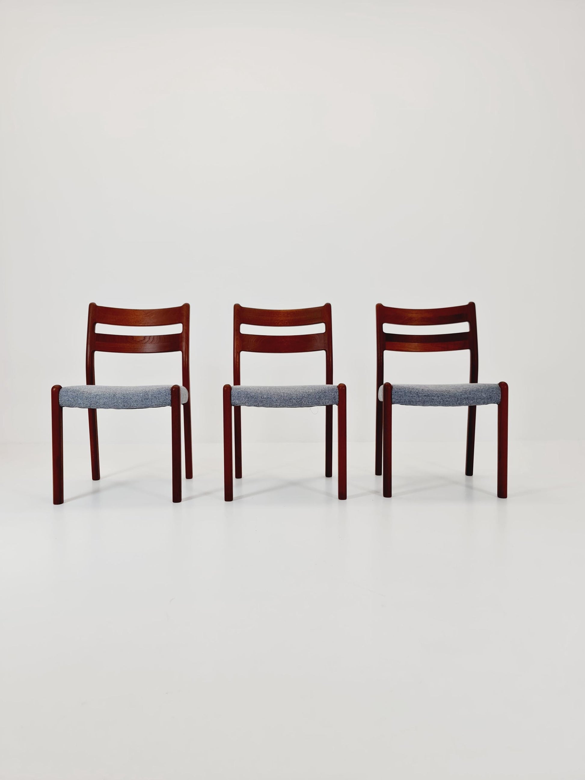1 of 3 Vintage Danish Teak chairs By EMC Möbler ,1960s