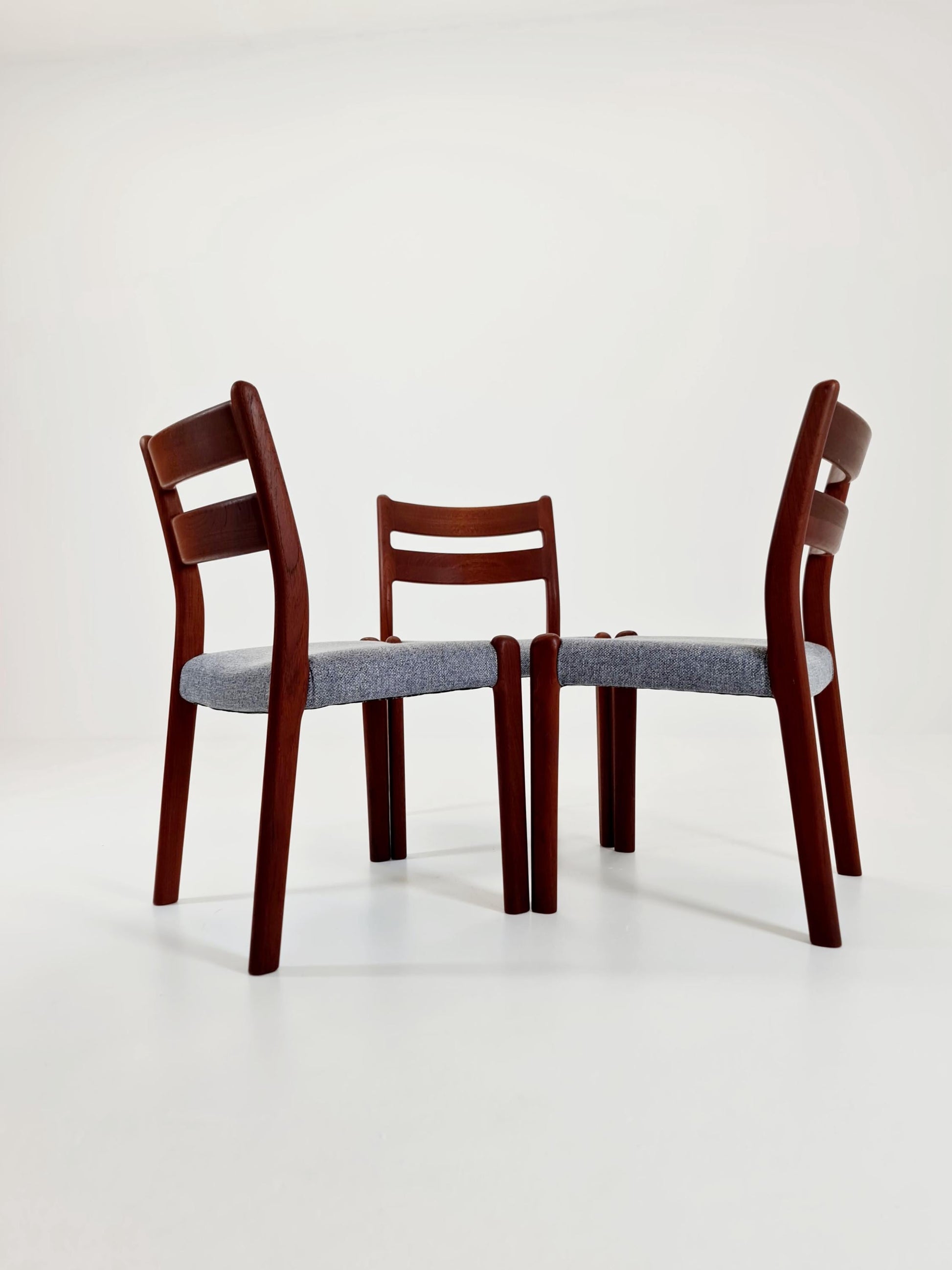 1 of 3 Vintage Danish Teak chairs By EMC Möbler ,1960s