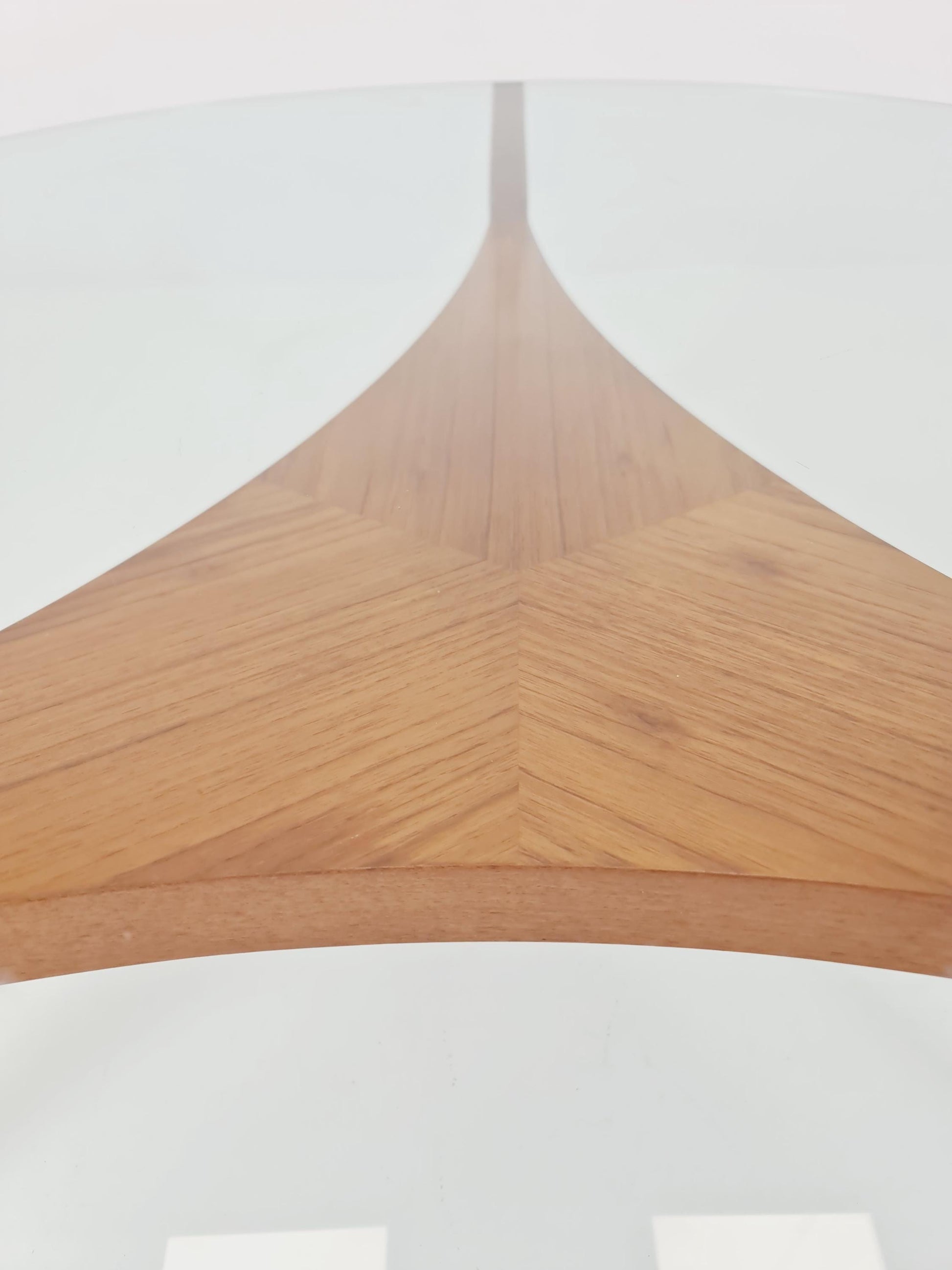 Vintage Teak and glass coffee table By Sven Ellekaer for christian Linneberg 1960s