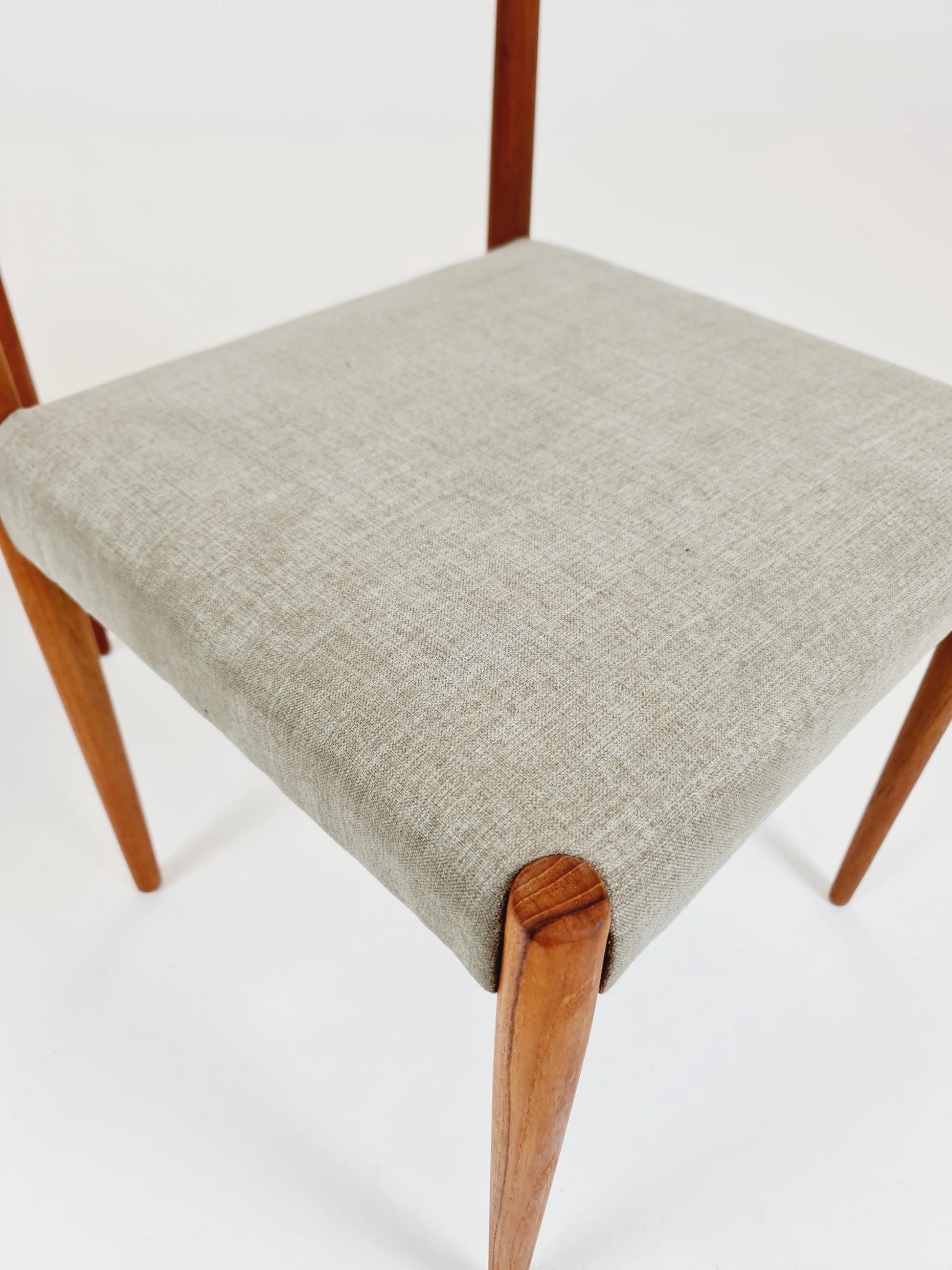 Mid century German Teak Dining Chair by Lübke, 1960s, set of 2