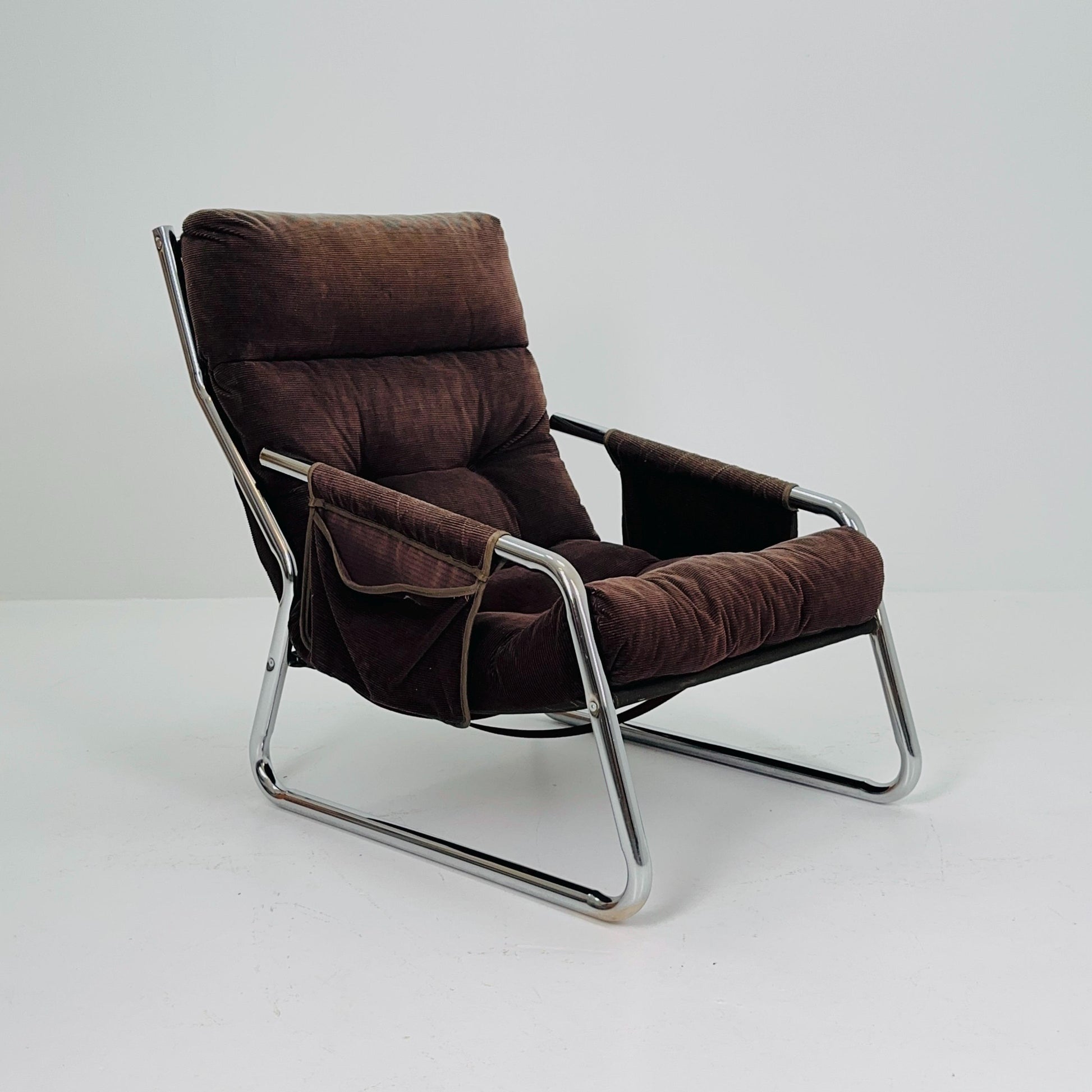 Mid century lounge chair By Gillis Lundgren Ikea Hoss Sweden 1970s