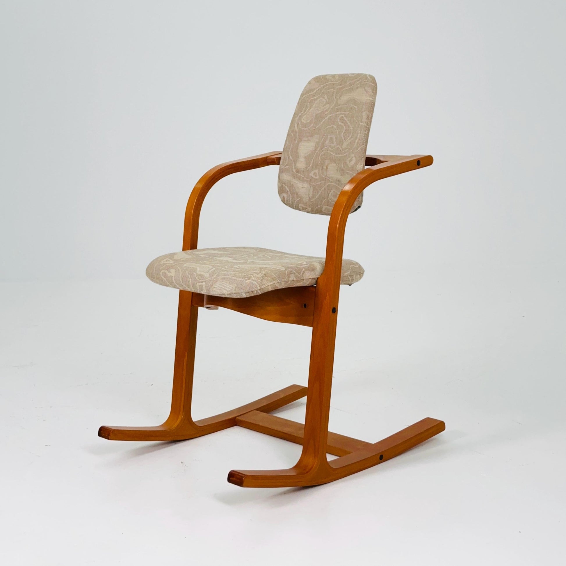 Mid century rocking chair by Peter Opsvik for Stokke 1980s Norway