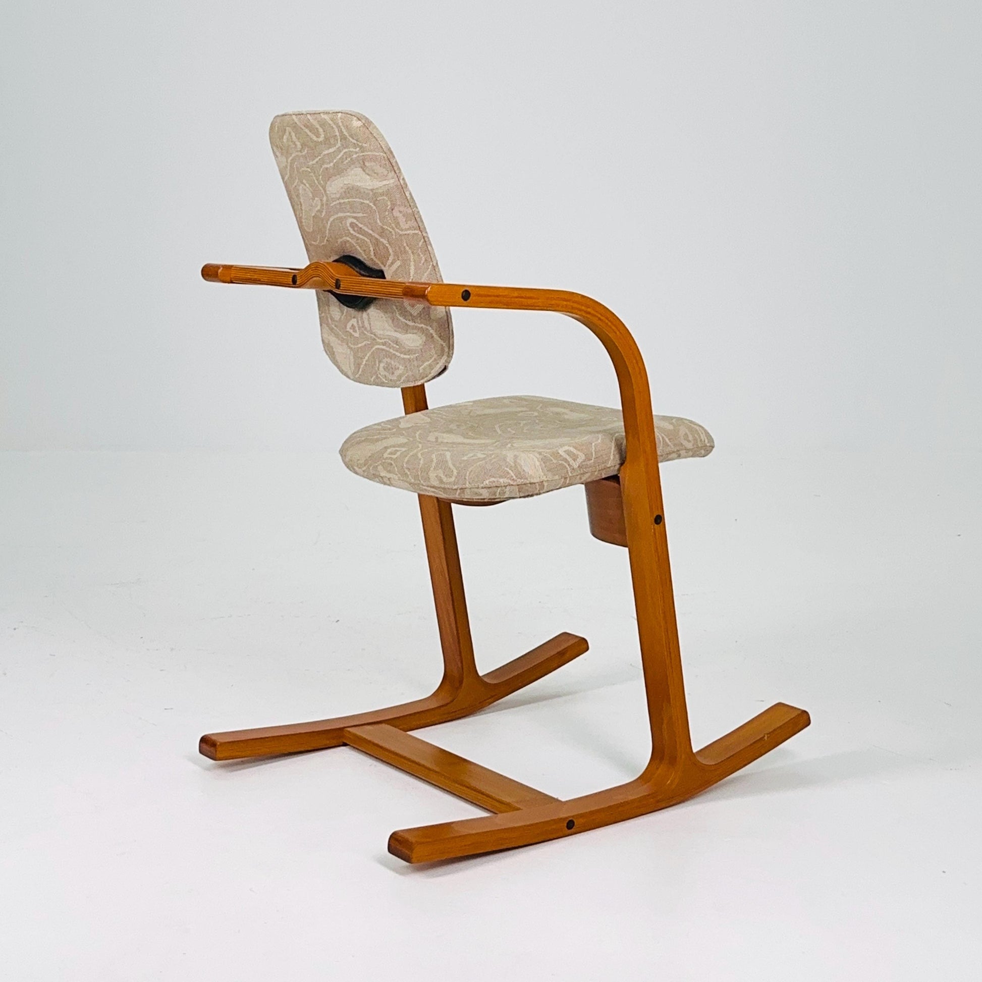 Mid century rocking chair by Peter Opsvik for Stokke 1980s Norway