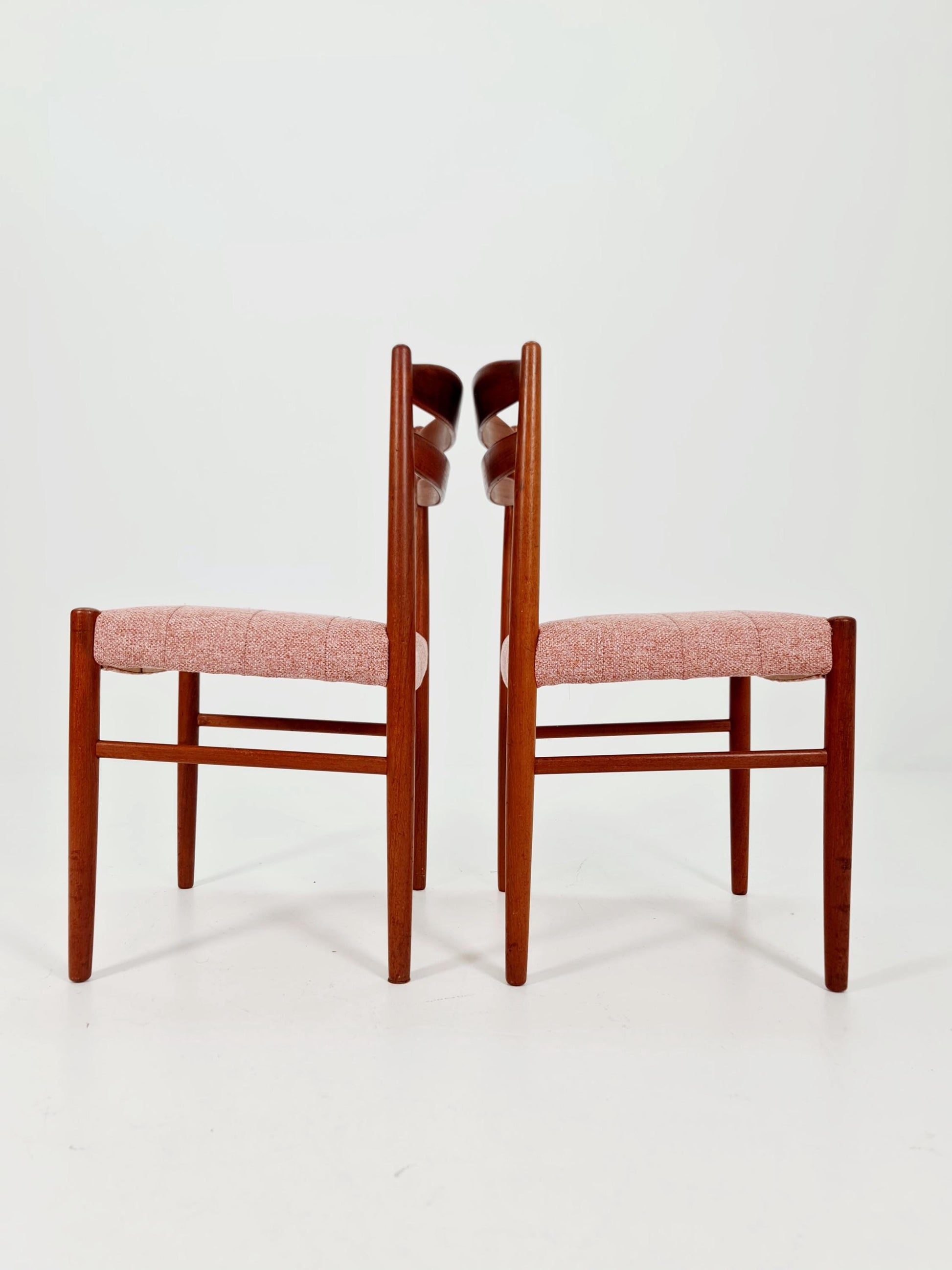 Swedish teak dining chairs by Carl Ekström for Albin Johansson 1960s, set of 2