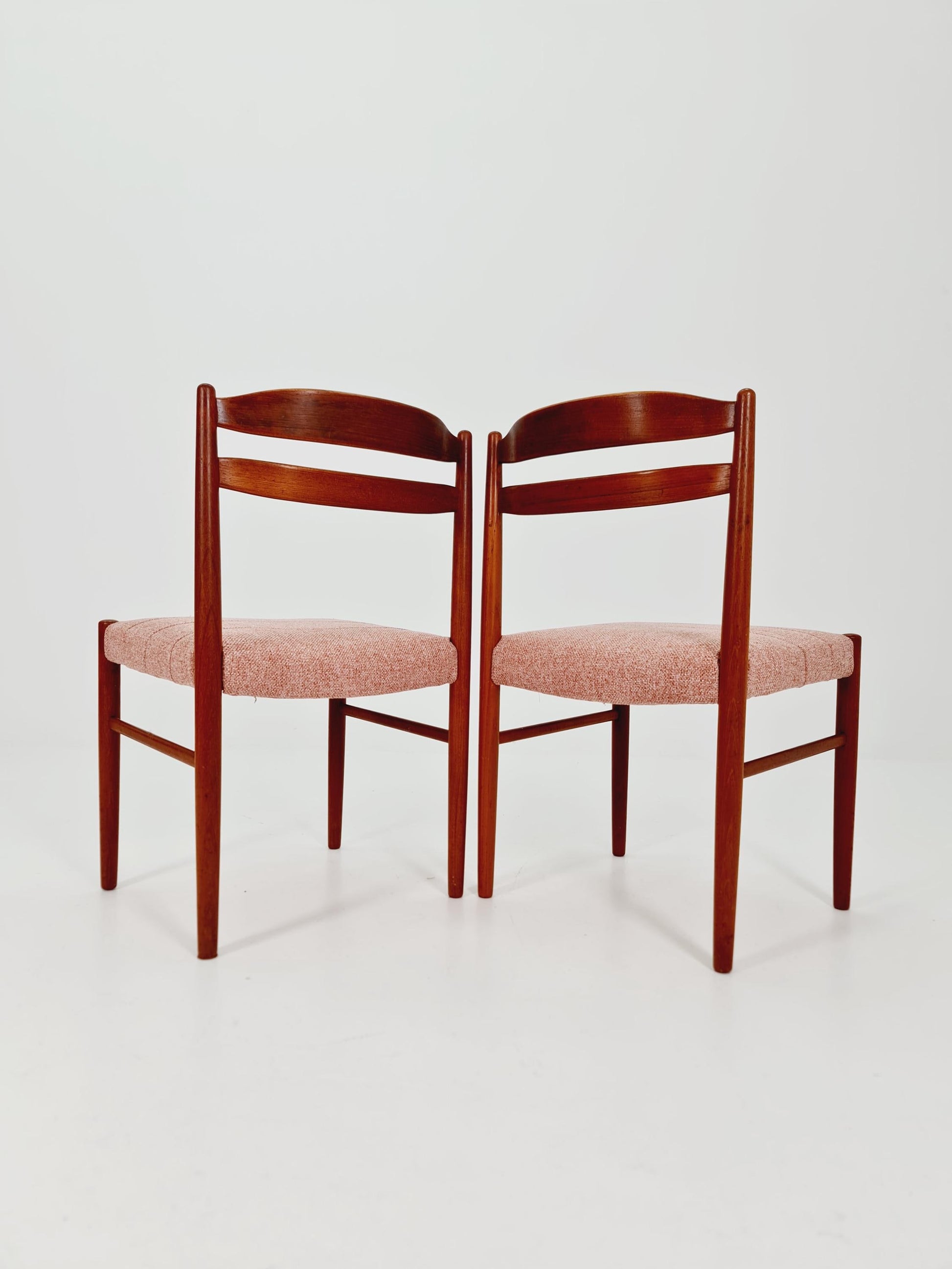 Swedish teak dining chairs by Carl Ekström for Albin Johansson 1960s, set of 2