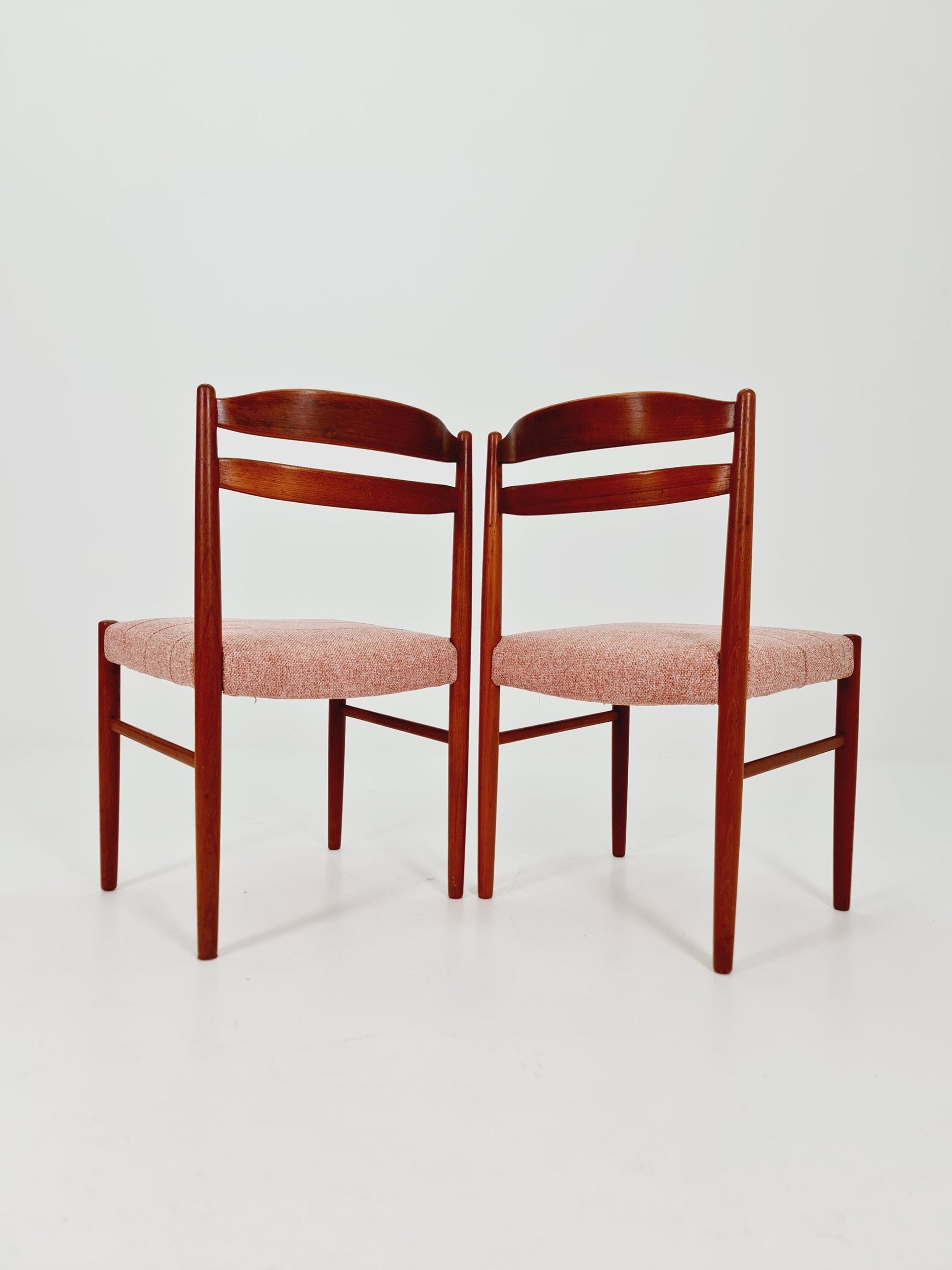 Swedish teak dining chairs by Carl Ekström for Albin Johansson 1960s, set of 2
