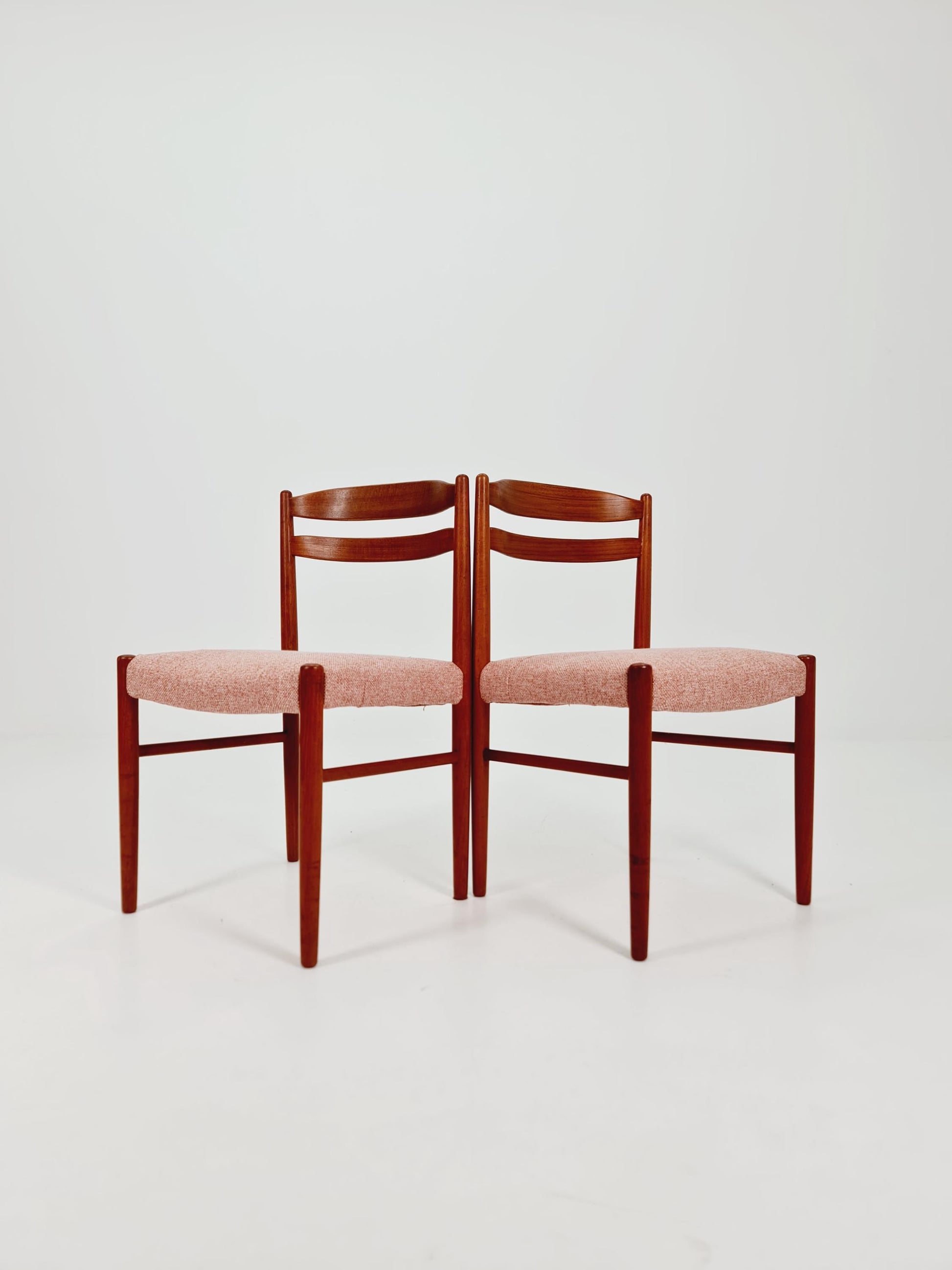 Swedish teak dining chairs by Carl Ekström for Albin Johansson 1960s, set of 2