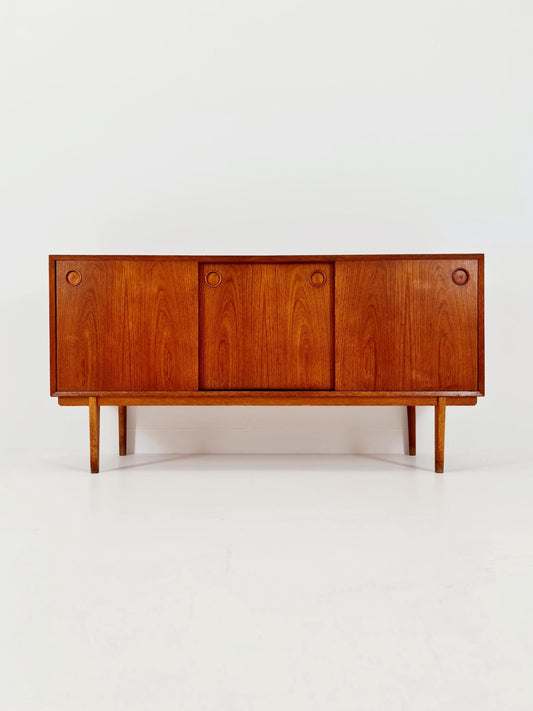 Mid Century Modern Swedish walnut sideboard by B. Fridhagen for Bodafors, 1964