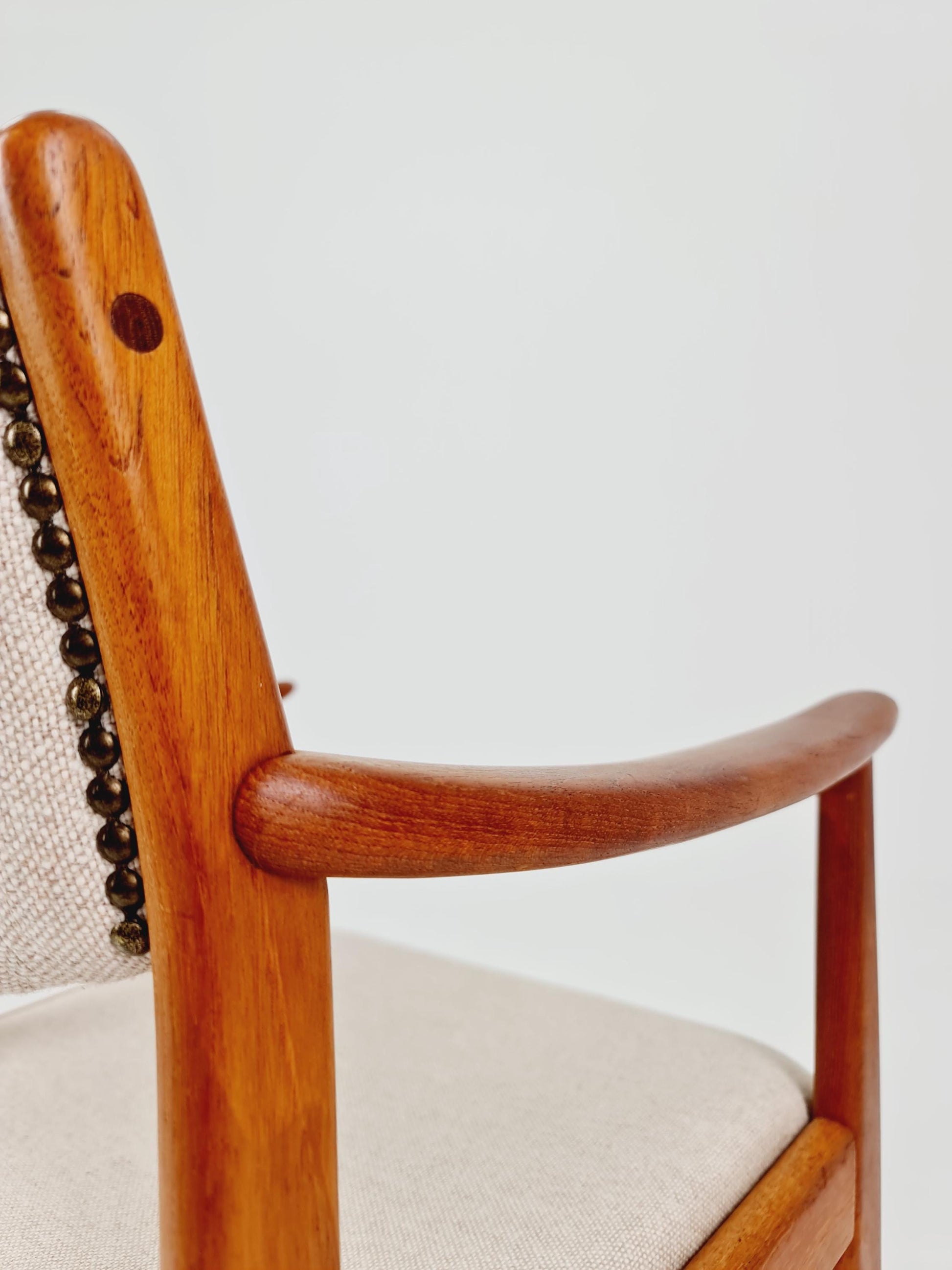 Rare Teak Armchair By Ekström For Johansson & Söner Sweden , 1960s