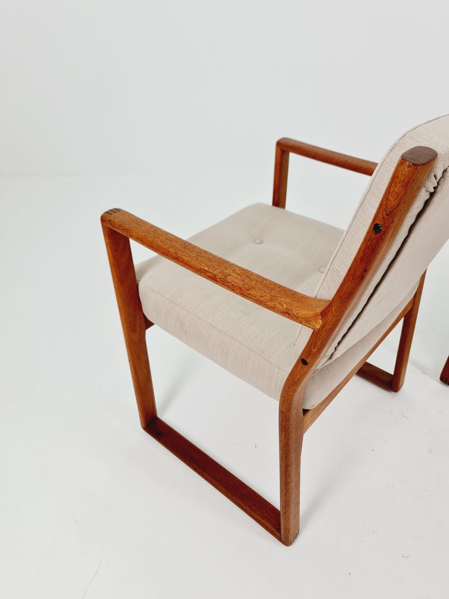 Mid century easy lounge chairs by Karl-Erik Ekselius For JOC Vetlanda Armchairs 1960s, Set of 2
