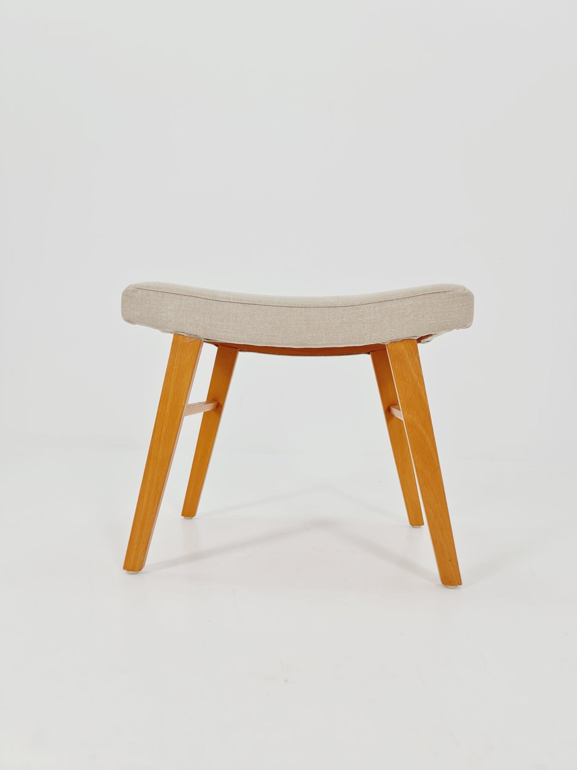Mid century modern German ottoman/footstool make up stool from the 50s