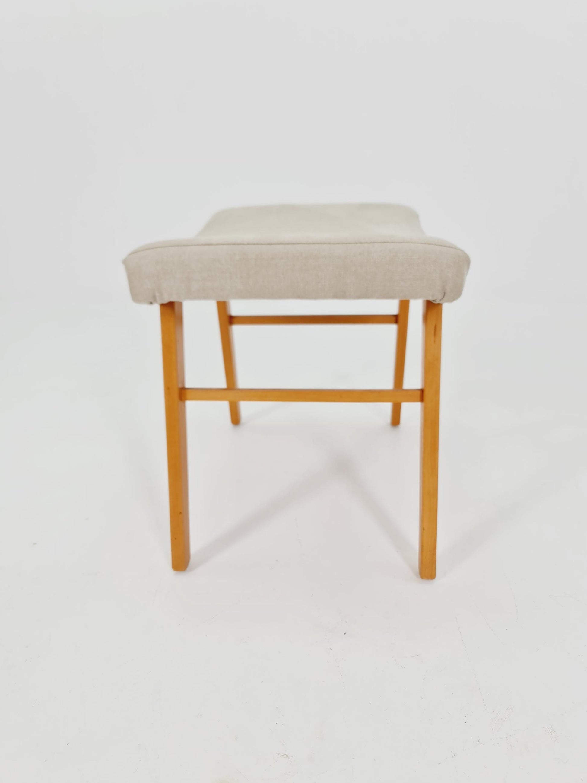 Mid century modern German ottoman/footstool make up stool from the 50s