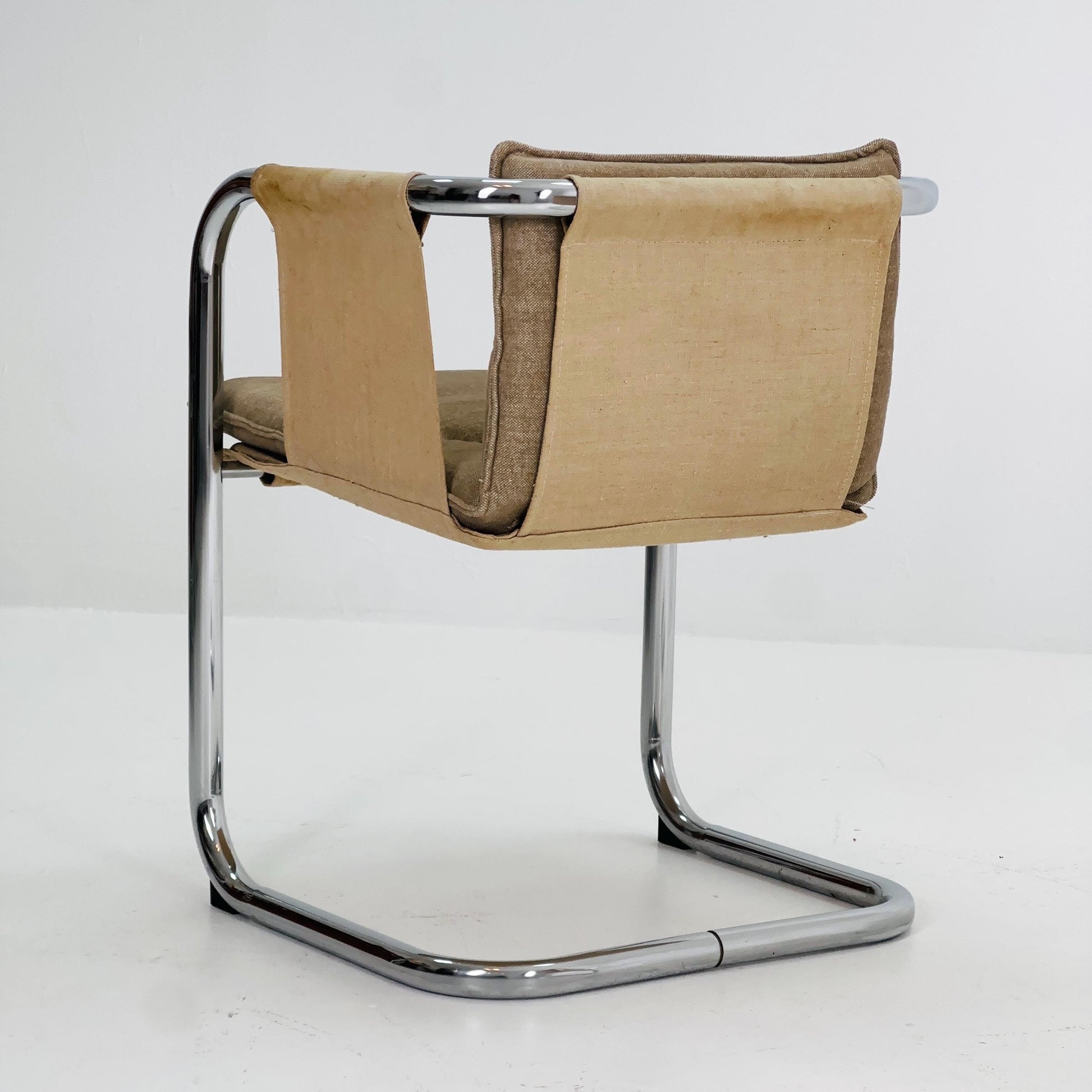 Set of 2 Mid Century Modern Kadett armchairs, designed by Tomas Jelinek for IKEA in the late 1970s