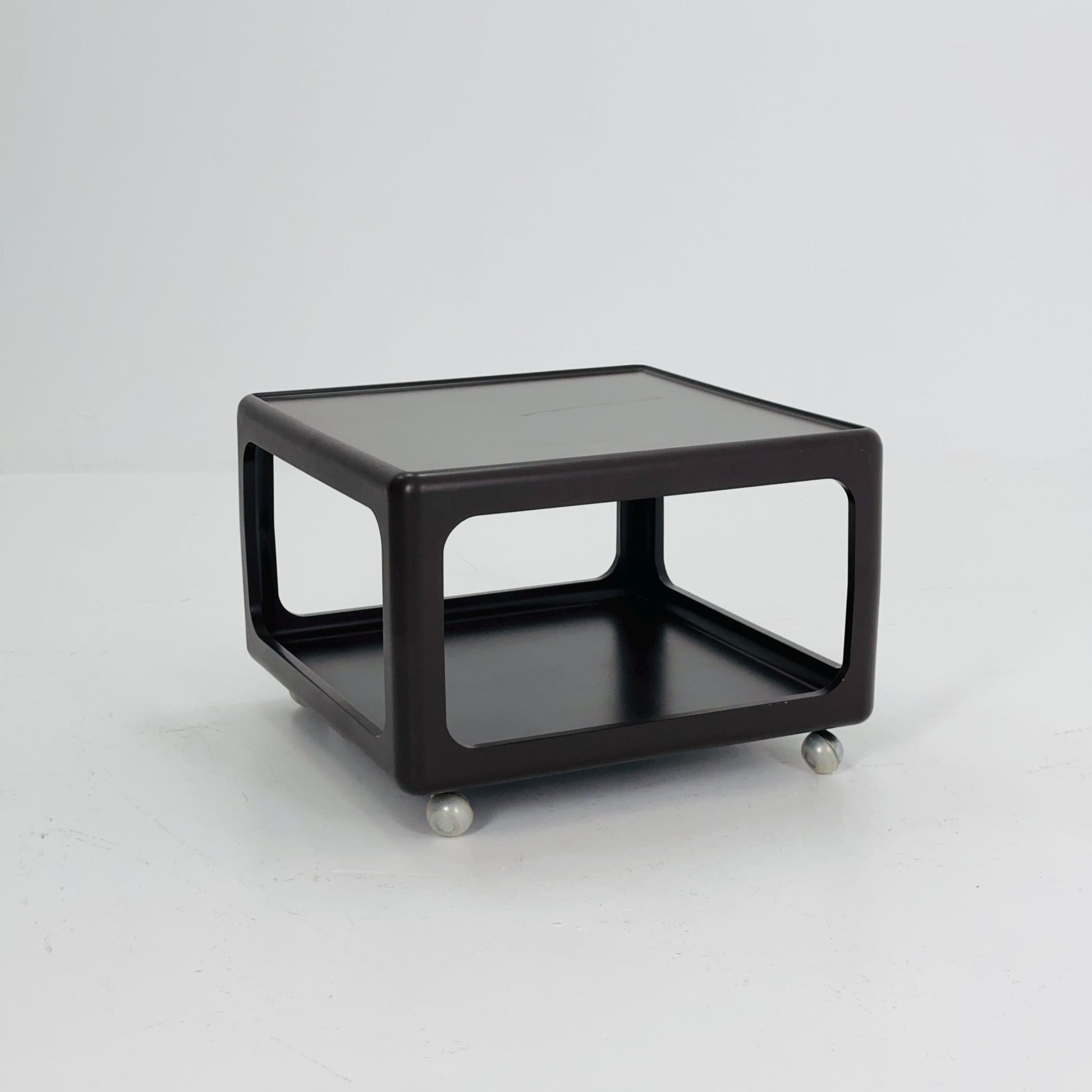 Mid century Space Age brown Coffee Table by Peter Ghyczy for Horn Germany , 1970s