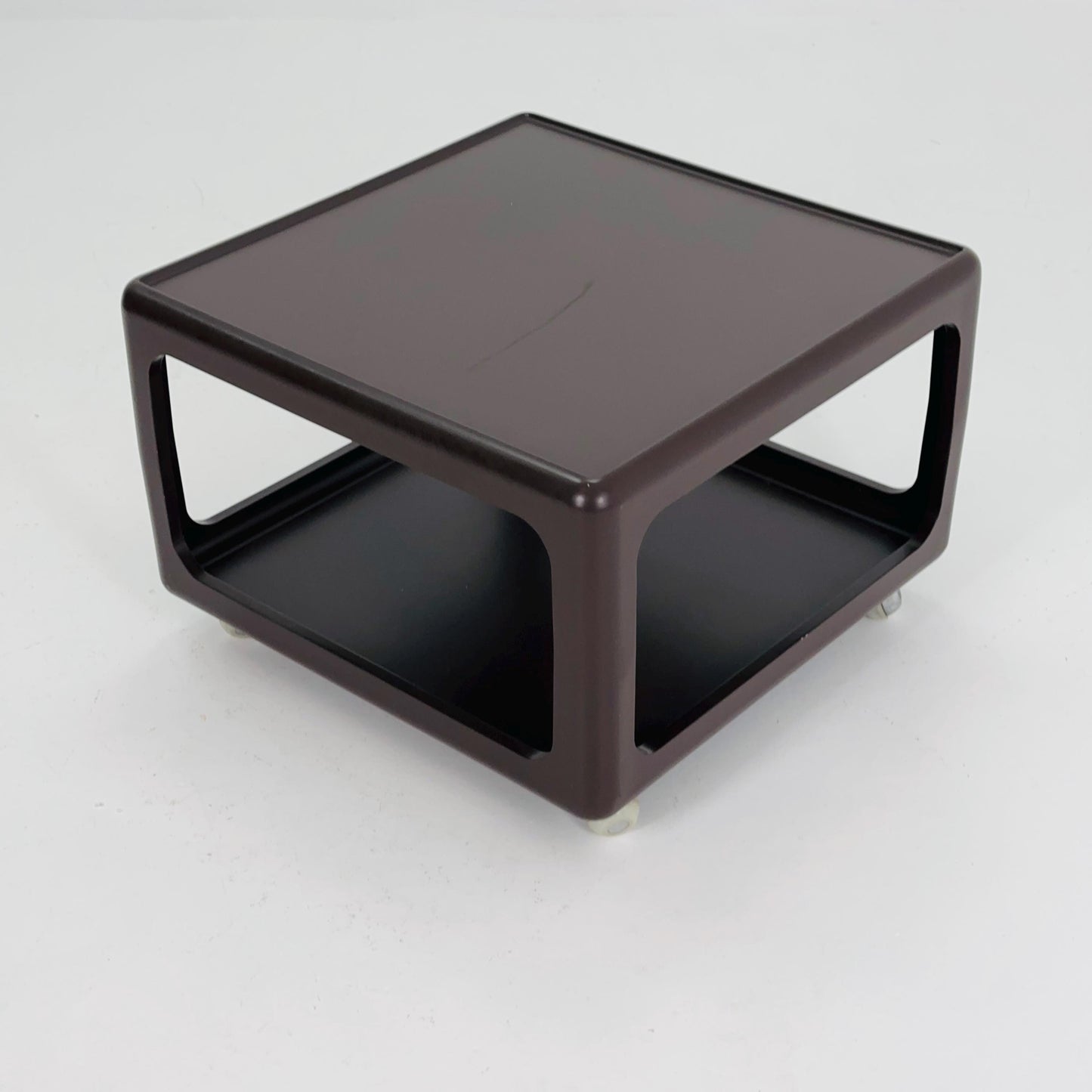 Mid century Space Age brown Coffee Table by Peter Ghyczy for Horn Germany , 1970s