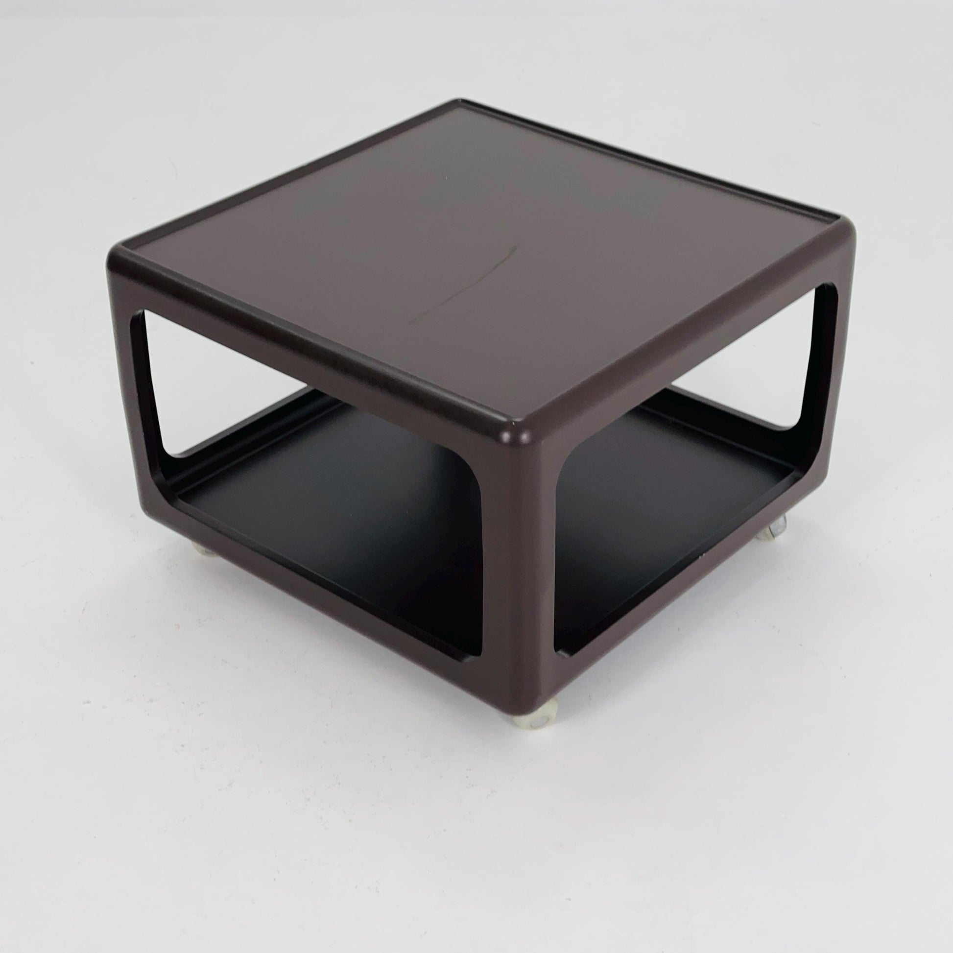 Mid century Space Age brown Coffee Table by Peter Ghyczy for Horn Germany , 1970s