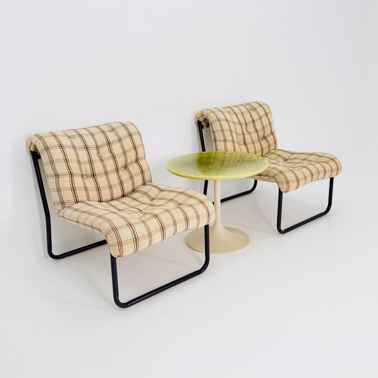 set of 2 Model Large Pixi Version lounge chairs by Gillis Lundgren for Ikea, 1970s