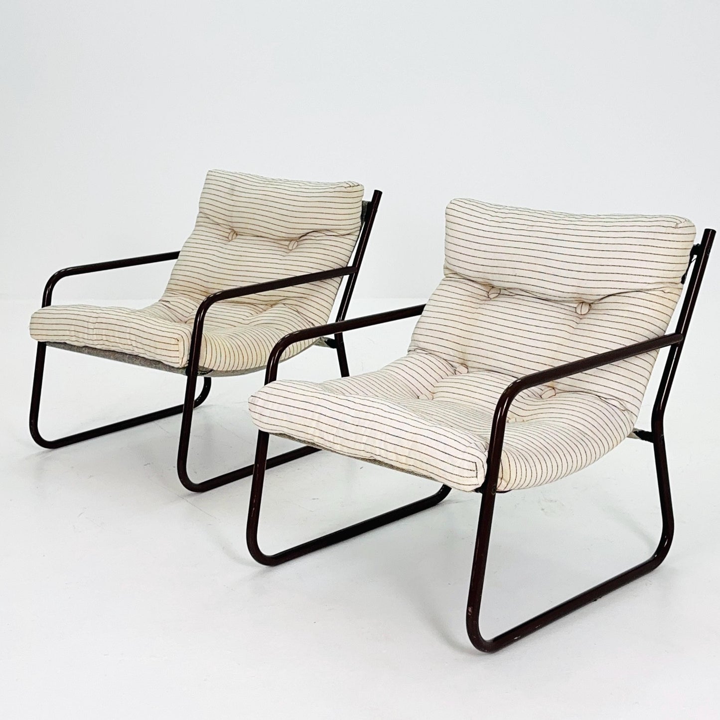 set of 2 Model Pixi Version lounge armchairs by Gillis Lundgren for Ikea, 1970s