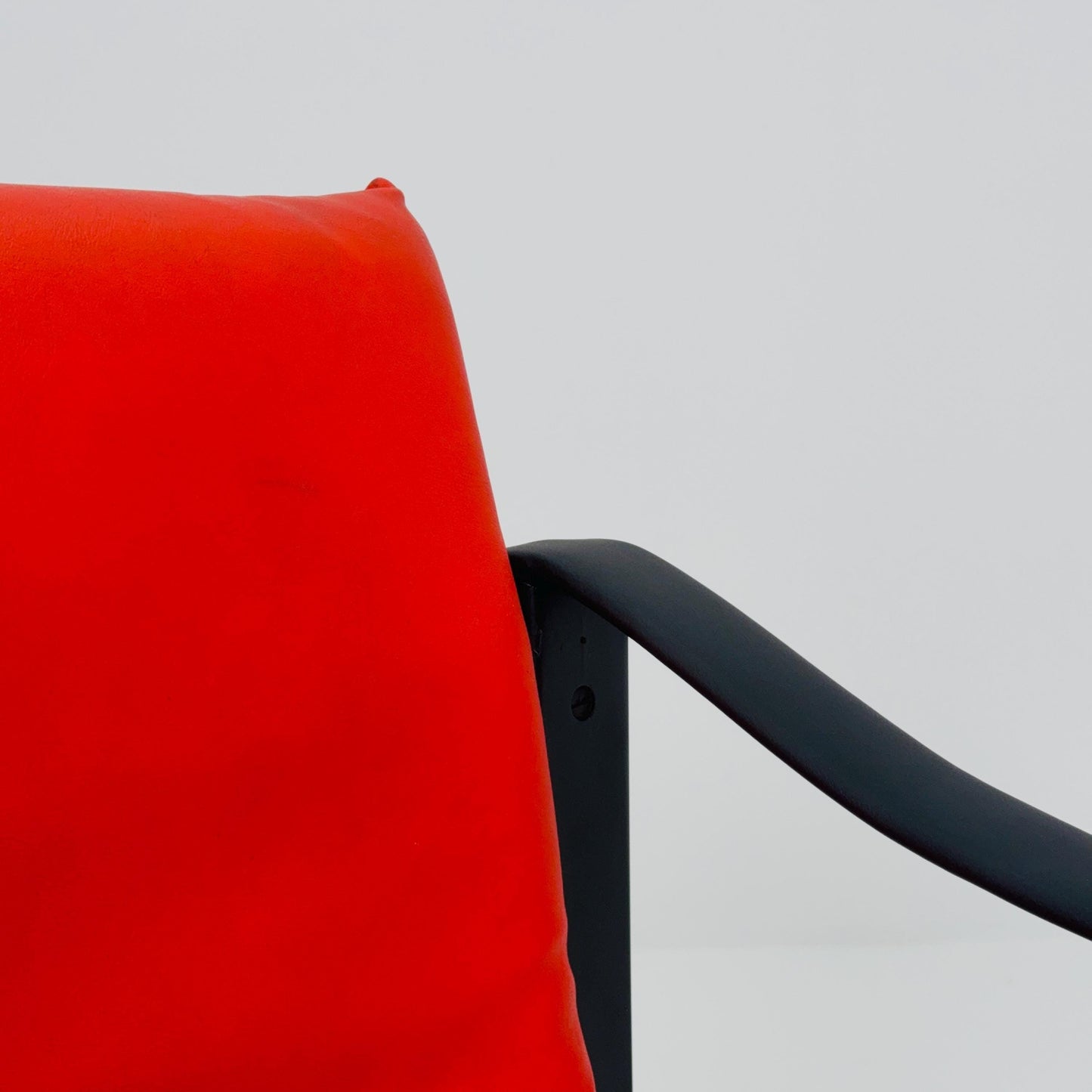 Mid century Red leather Safari armchairs from Arkana by Maurice Burke, United Kingdom 1970s Scotland