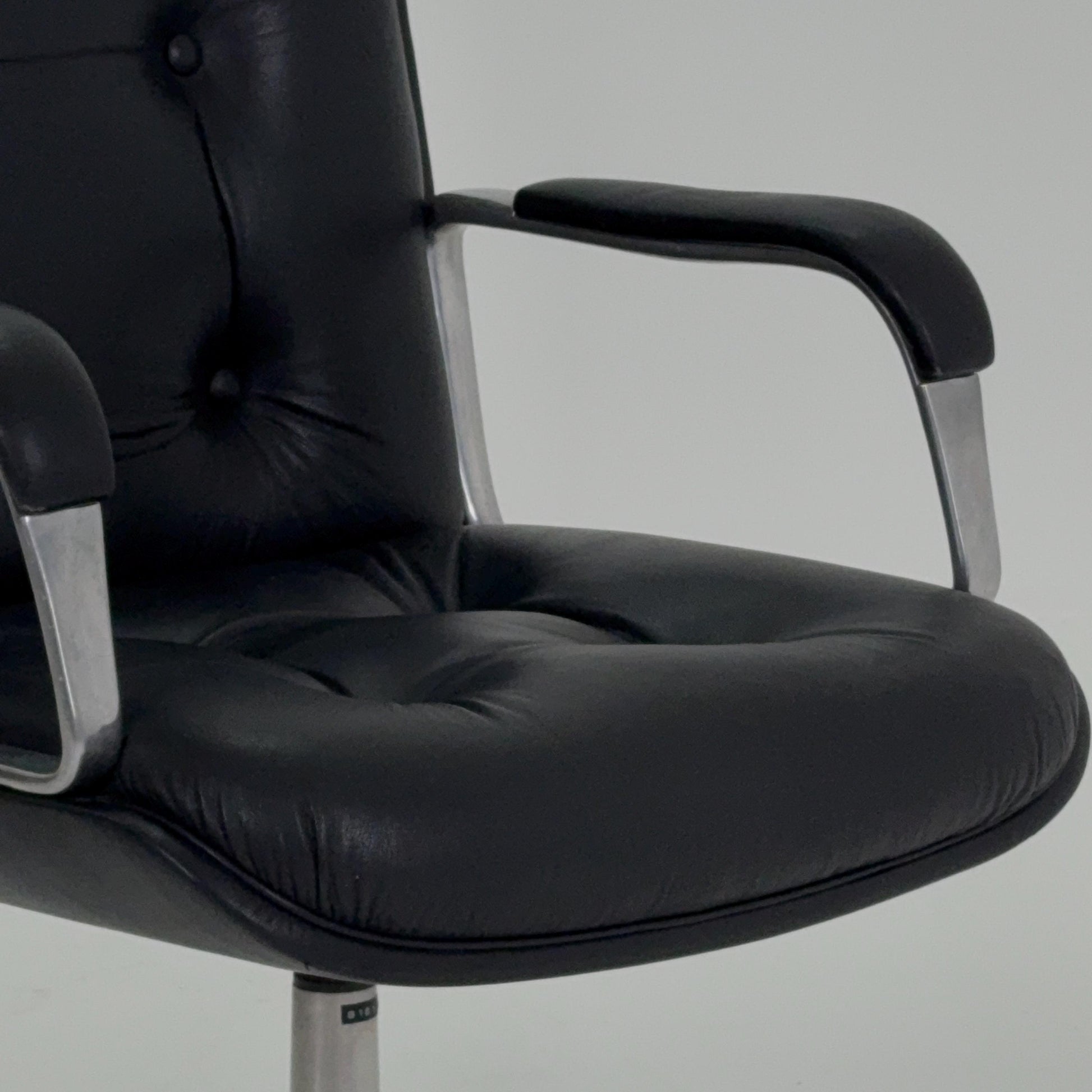 Mid Century Executive Swivel Desk Chair by Osvaldo Borsani for Blaha, 1980s