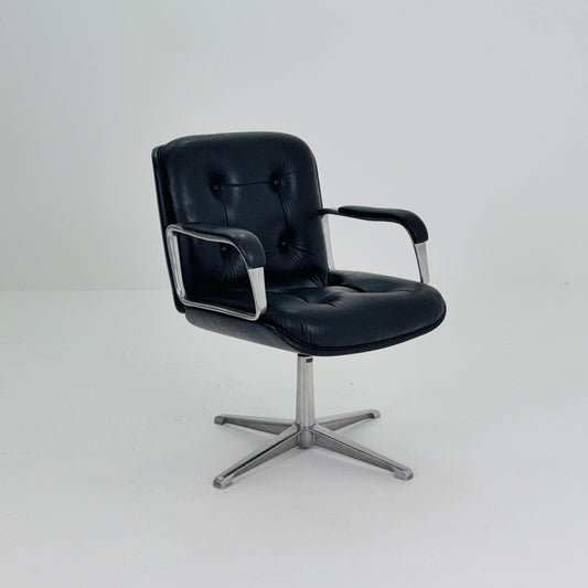 Mid Century Executive Swivel Desk Chair by Osvaldo Borsani for Blaha, 1980s