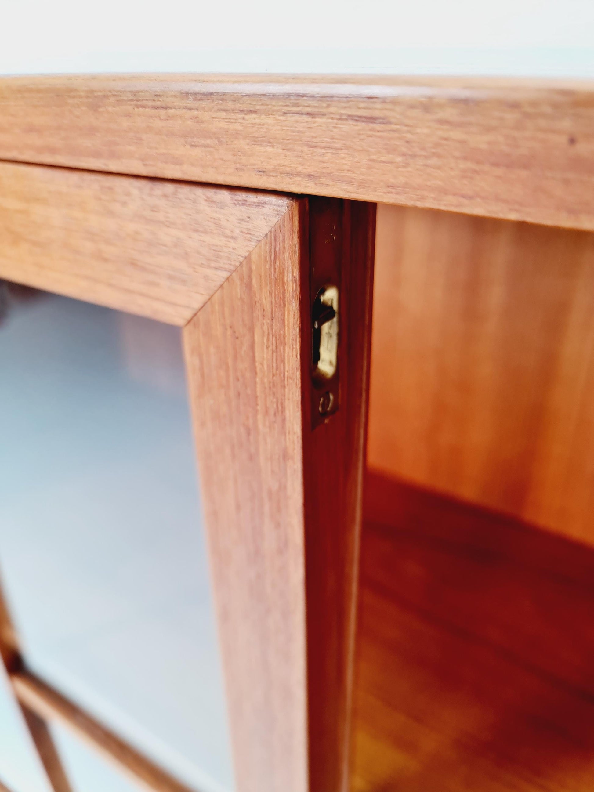 Vintage Mid century Danish Highboard Showcase by Lyby Møbler, Denmark, 1960s